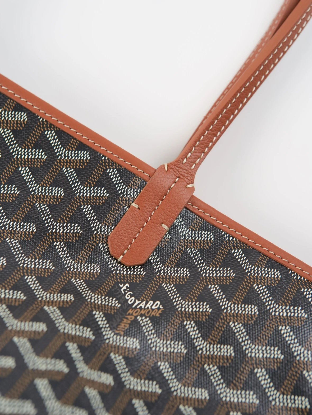 Item ID 8477 GOYARD“ Imported coated canvas ” Presbyopia full of prints - calfskin