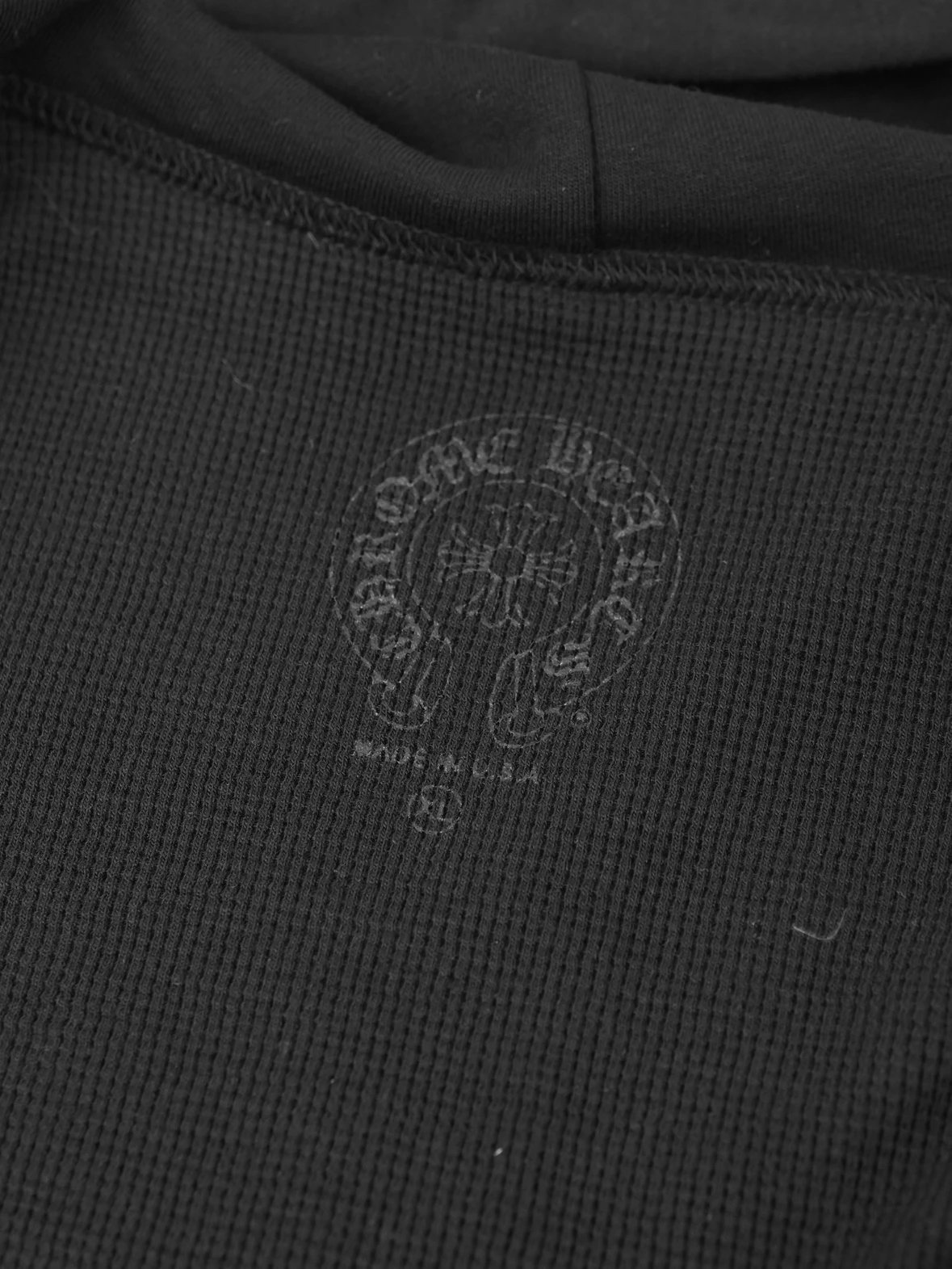 Item ID 8025 CH Horseshoe Printed Cotton Double Layer Fabric - _Waffle Inner_ _Silv