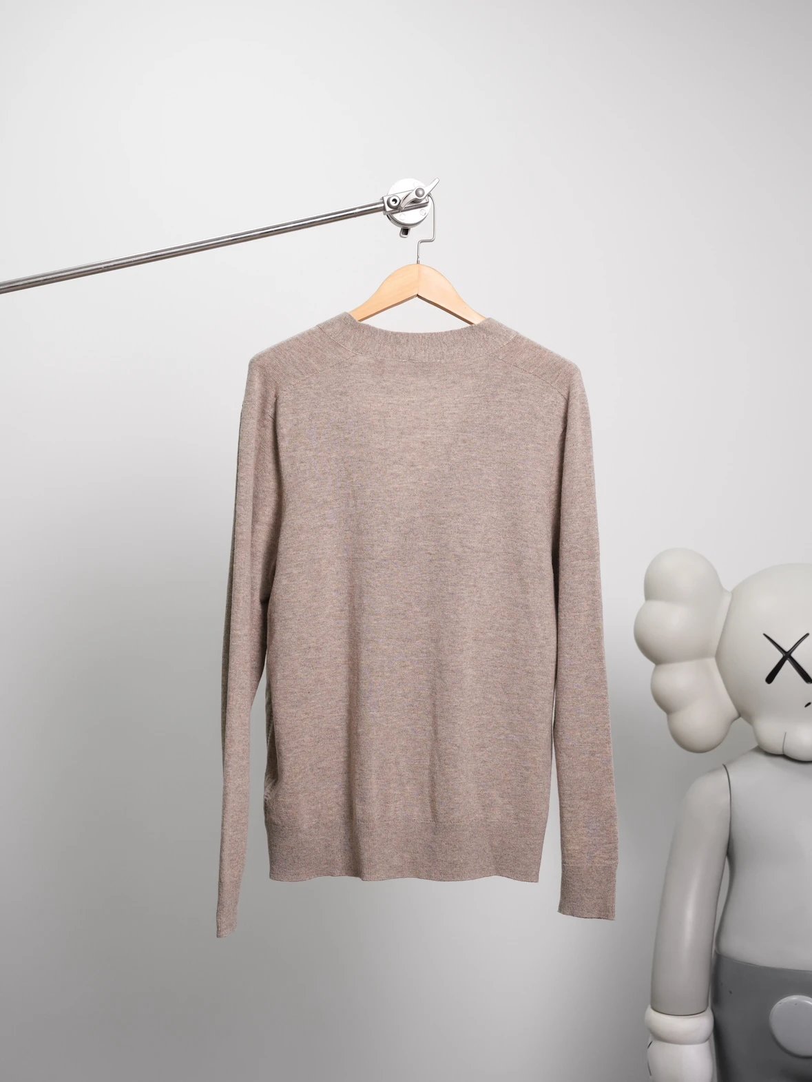 BBR embroidered signature sweater cardigan “97% cashmere ➕3% polyester