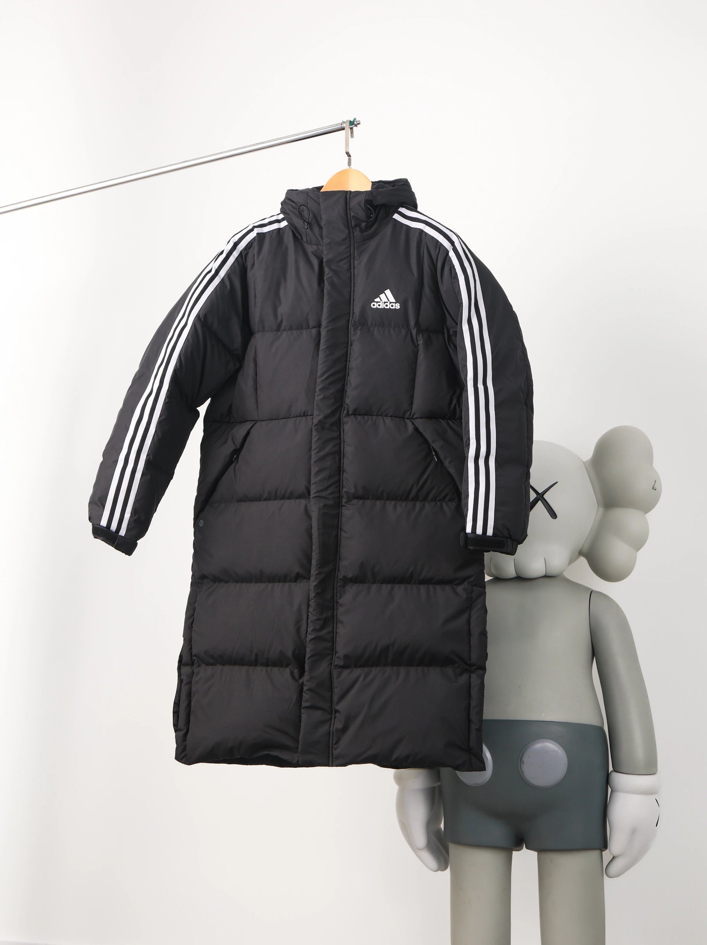 Item ID 8100 Adid@s- Adi -2022ss-3st-Long-coat down jacket -70 Down content - White