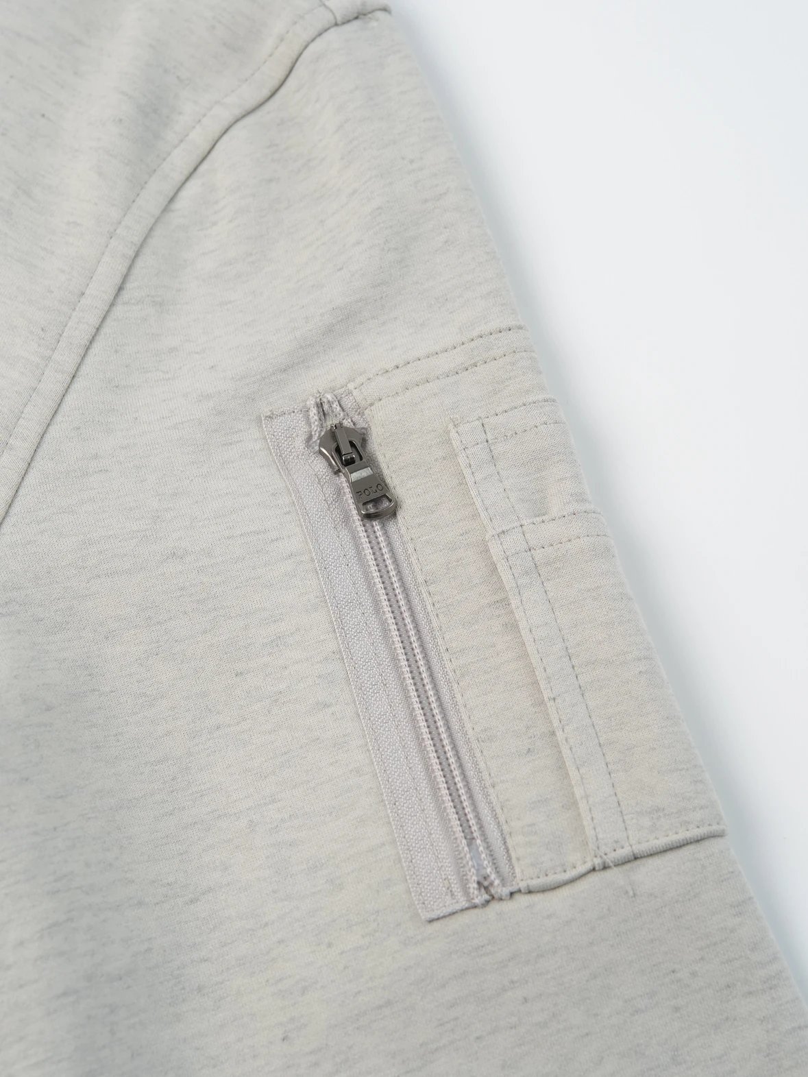 Item ID 8054 raff -FW23- solid color Logo Embroidered zipper long sleeve baseball j