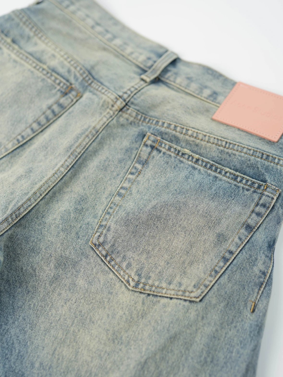 Item ID 8337 Acne Studios-FW252006m _Heavy duty Washed_ Loose Low Waist Wide Leg Cu