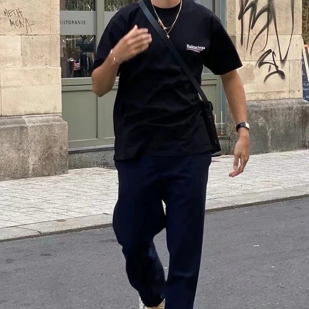 Item ID 8292 BLCG - Cola Embroidery - Short Sleeves - High Weight Short Sleeves - H