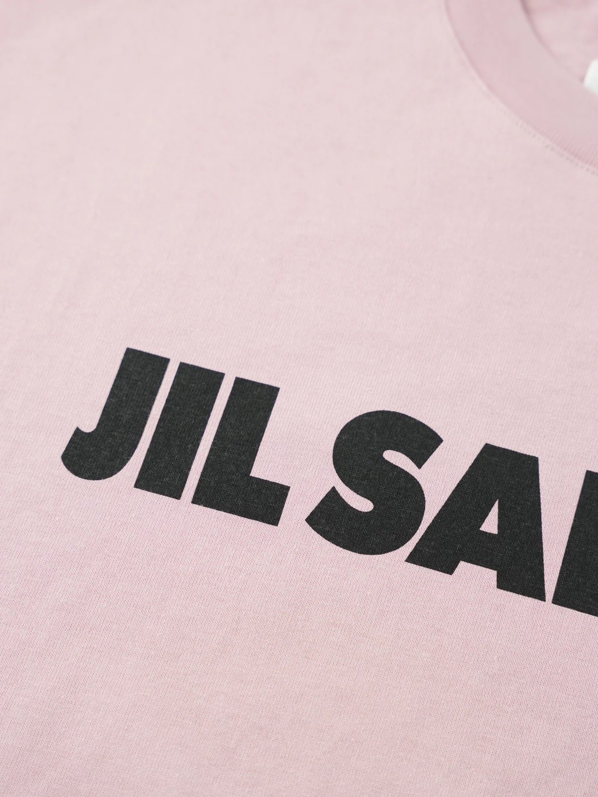 Item ID 8316 JIL - _Fixed dye fabric_ pink printed short sleeved logo letter printe