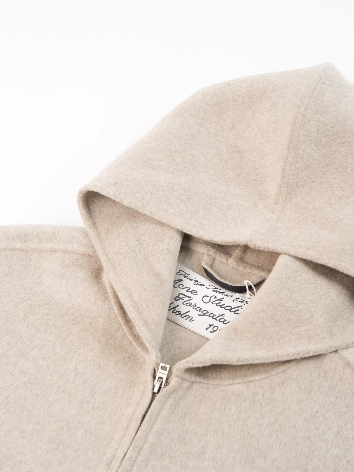 Item ID 8009 Acne-“92_6% wool ➕7_4% Cashmere ”SS25FW25 Solid color loose off should