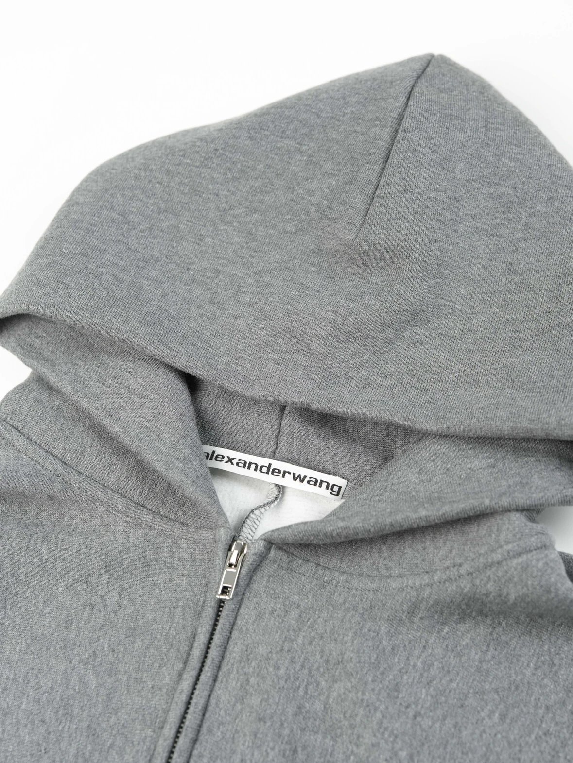 Item ID 8148 king alexander SS24“ Fleece lining ” Star foam logo printed hooded swe