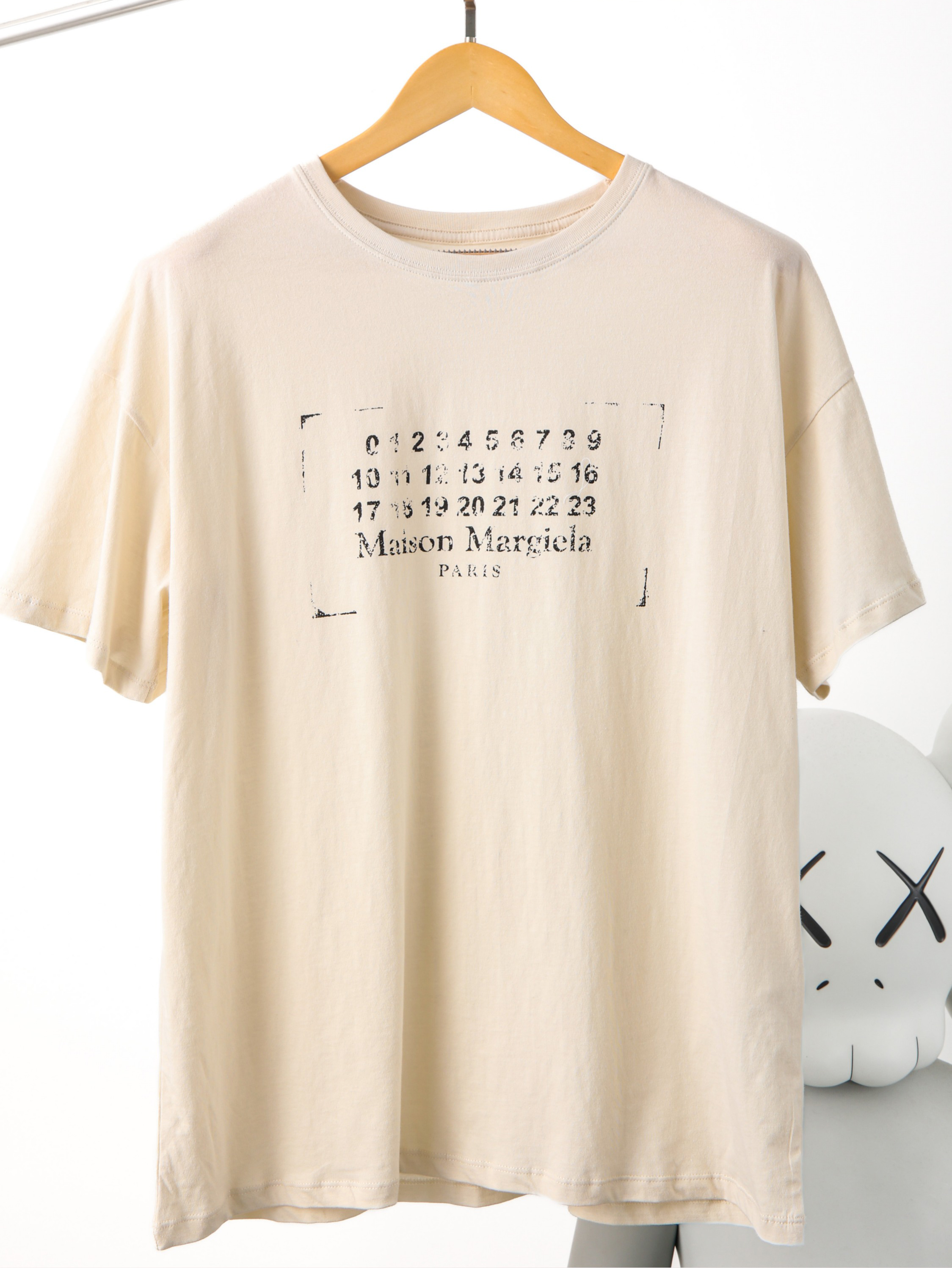 Item ID 8324 Ma1son-Margiela -2022ss-mm6- Blurred Box Calendar Printed Short Sleeve