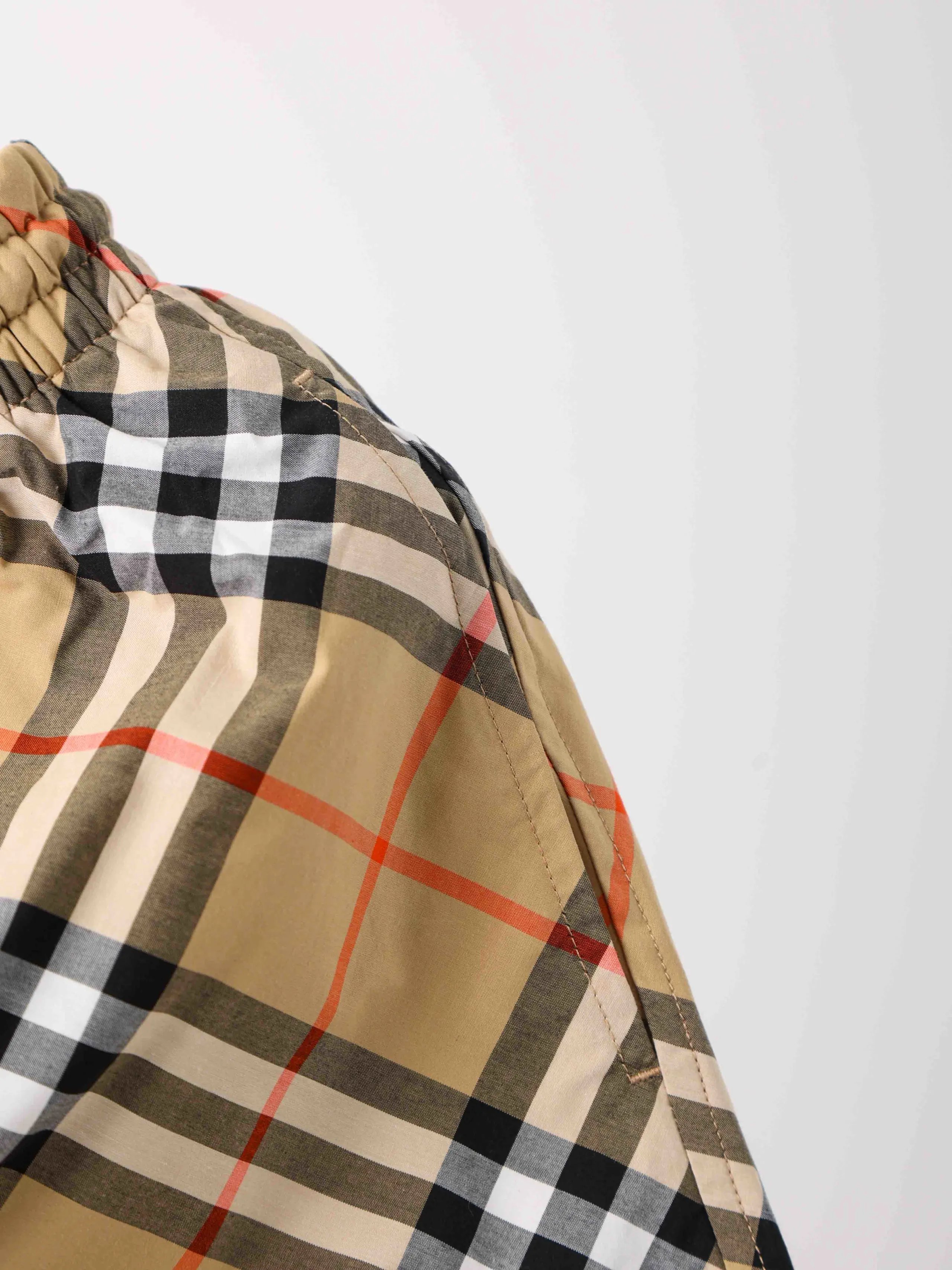 Item ID 8230 BBR Burberry - classic plaid shorts -“ Correct nylon fabric ”- Plaid a