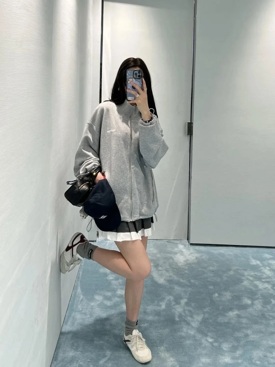 Item ID 8039 M1UM1U Miu Miu “ Full hardware customization ” Solid color stand colla