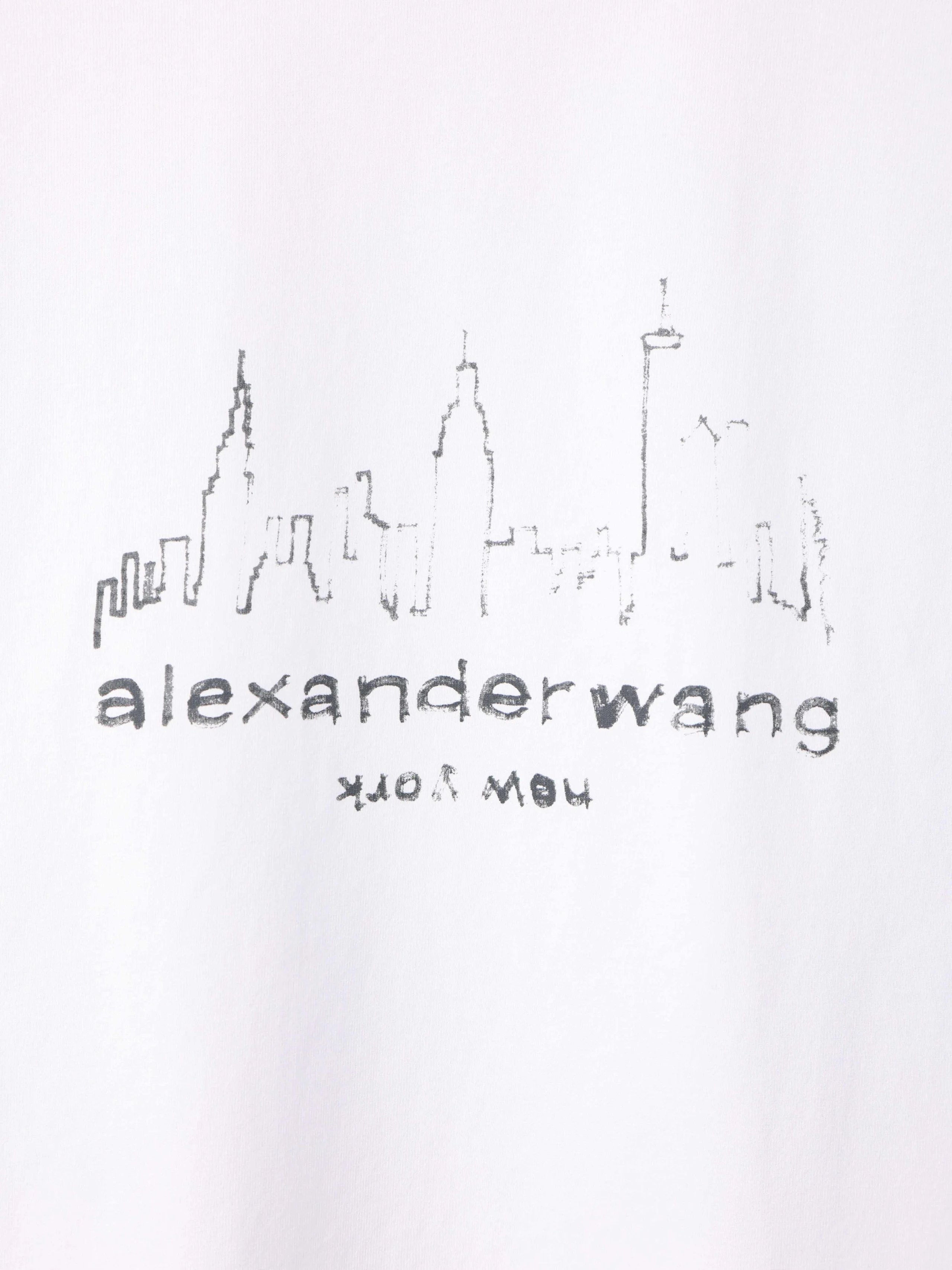 Item ID 8275 alexander-wang king alexander - architectural print - oversized logo s