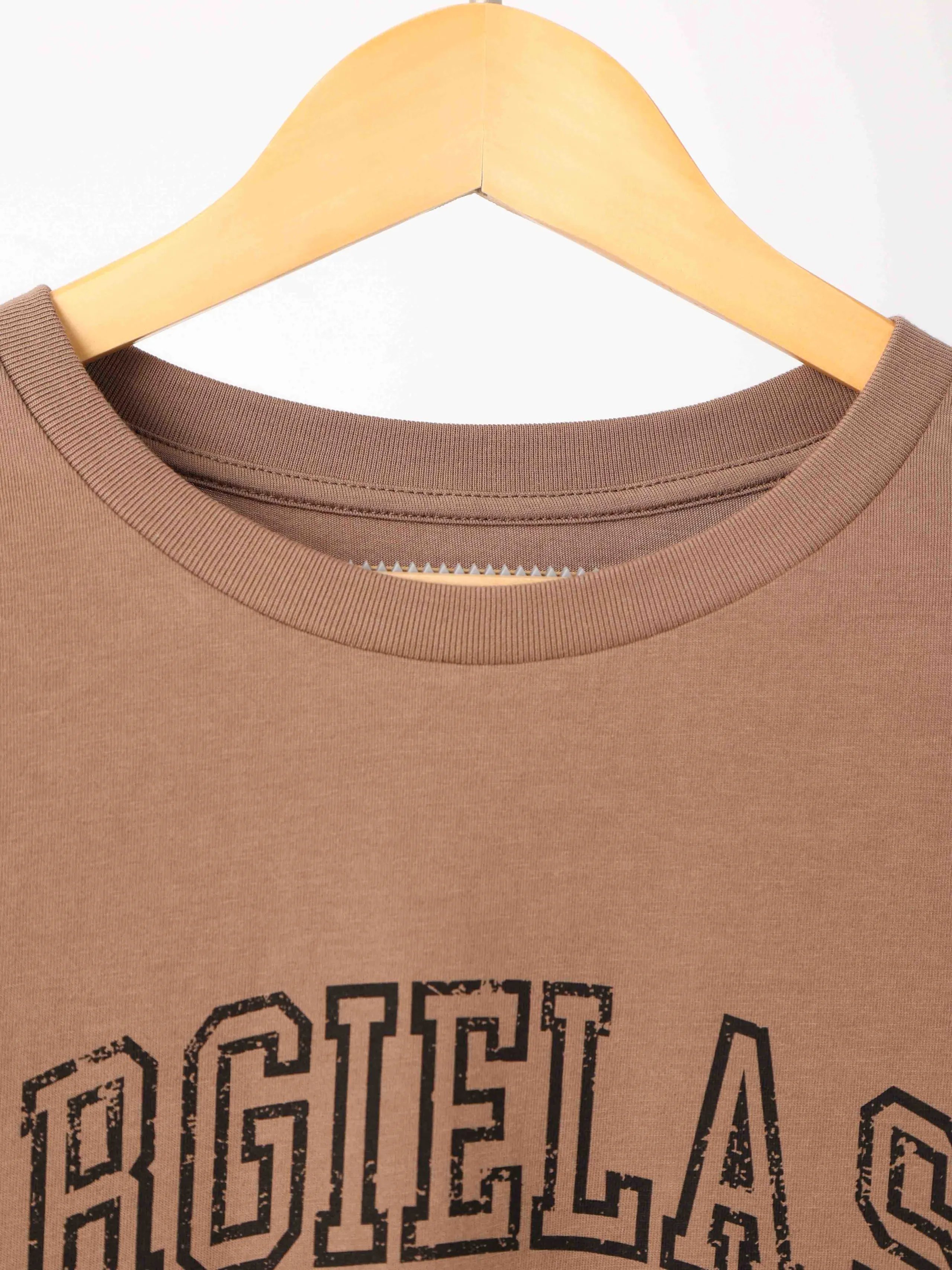 Item ID 8325 Magira SS25-6 printed straight tube round neck short sleeved shirt _fi