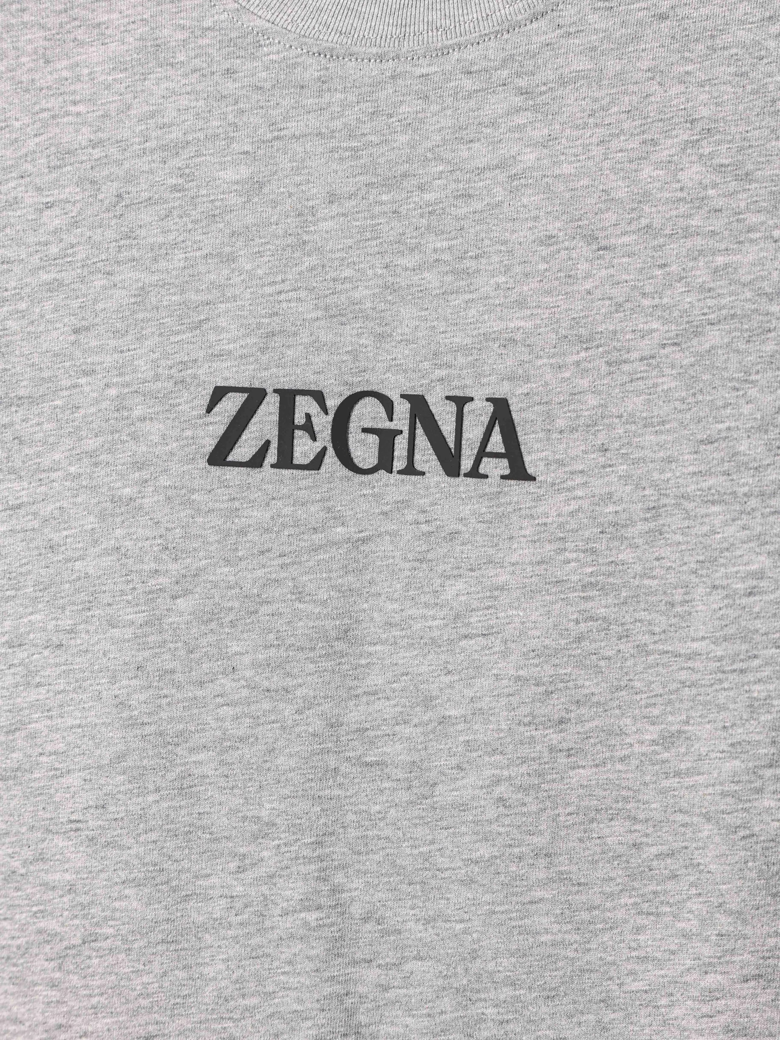 Item ID 8333 Zegna- Zegna -2024FW- Chest letter flocking heat transfer short sleeve