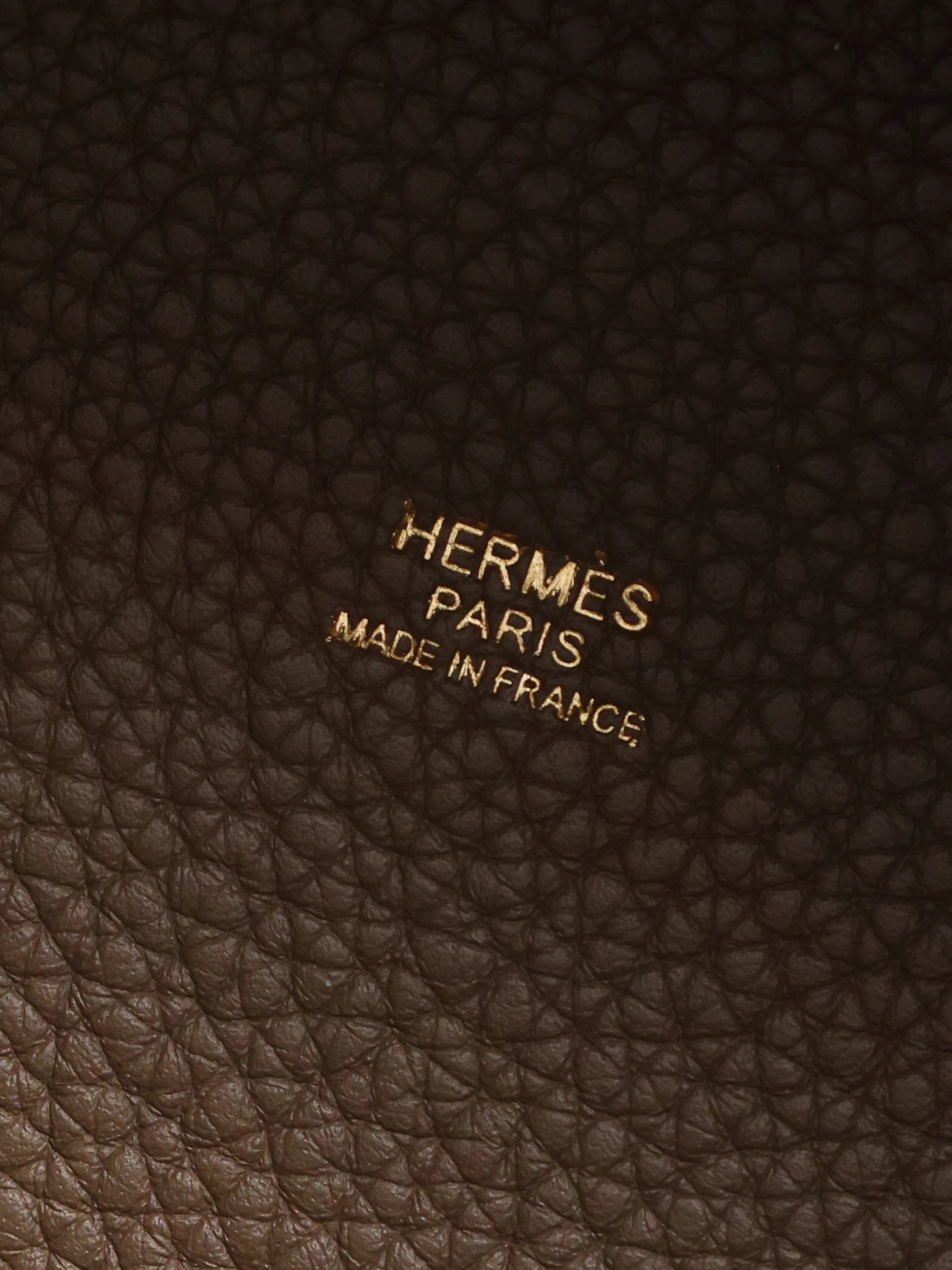 Item ID 8487 HERME3-Majia-Picoting-Lock-18- Gold Buckle - Calf Leather - Vegetable