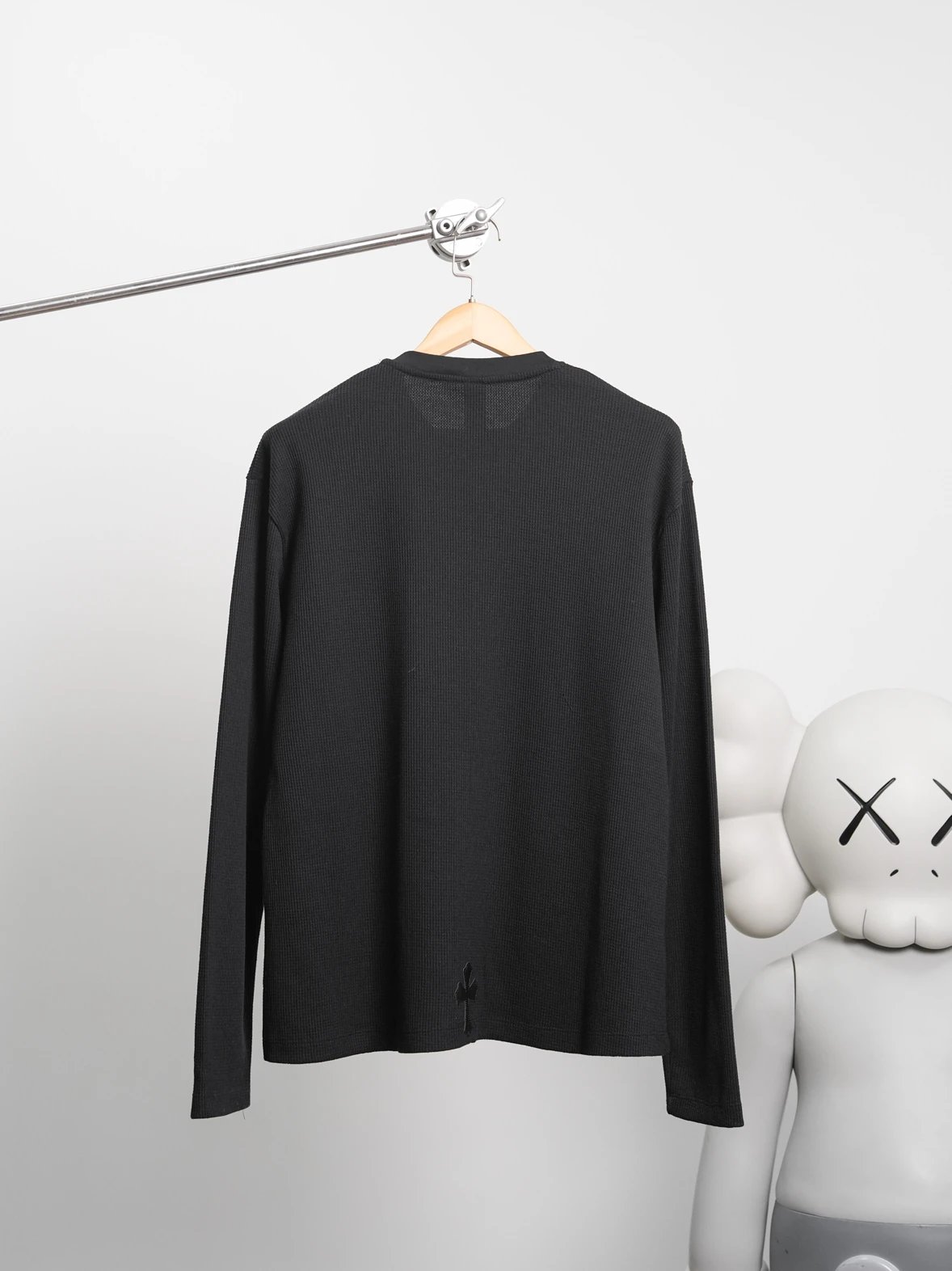 Item ID 8192 【 Pre-sale 15-20 Delivery within 1 day 】 Crow Heart Waffle Long Sleeve