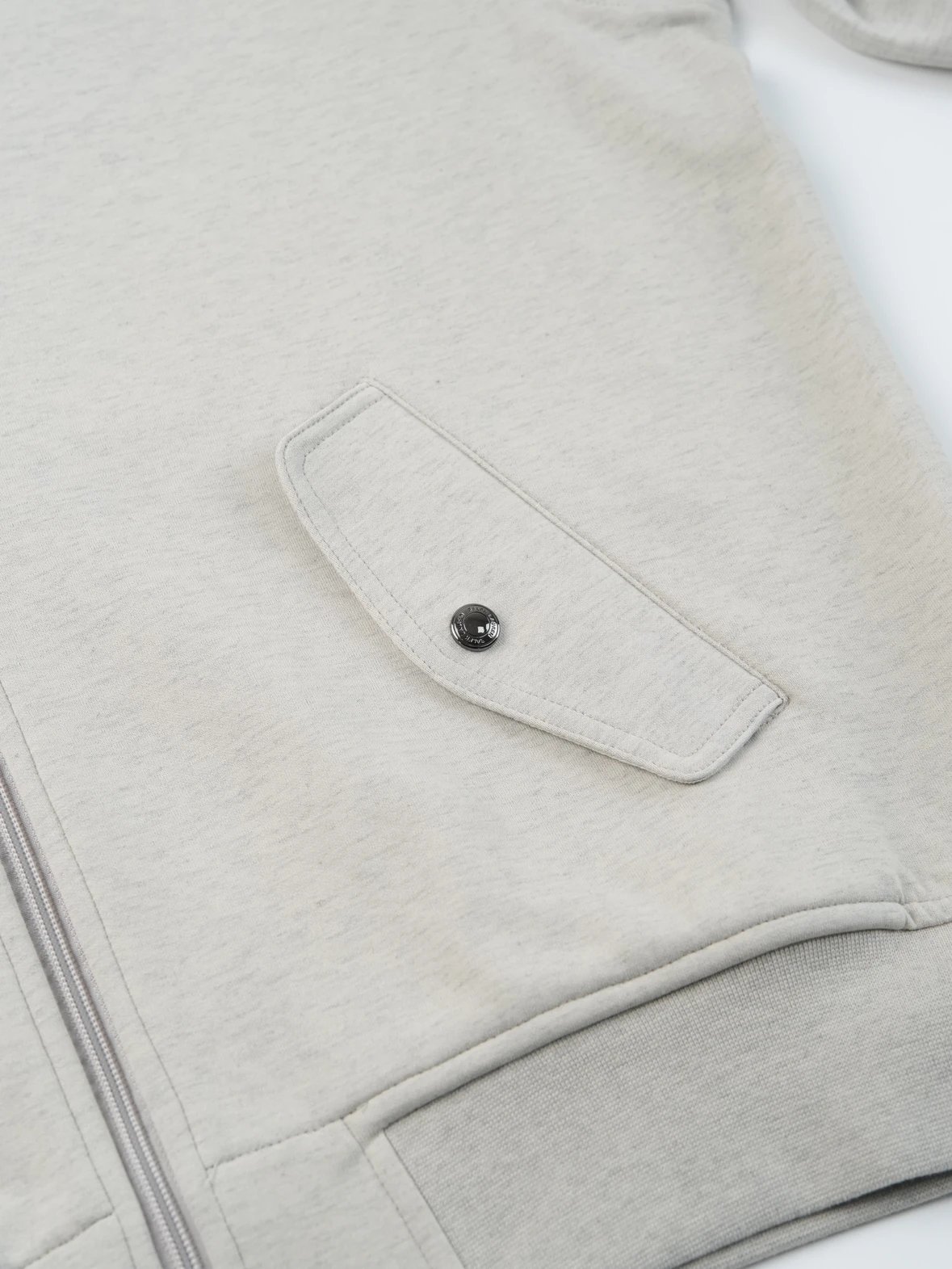 Item ID 8054 raff -FW23- solid color Logo Embroidered zipper long sleeve baseball j