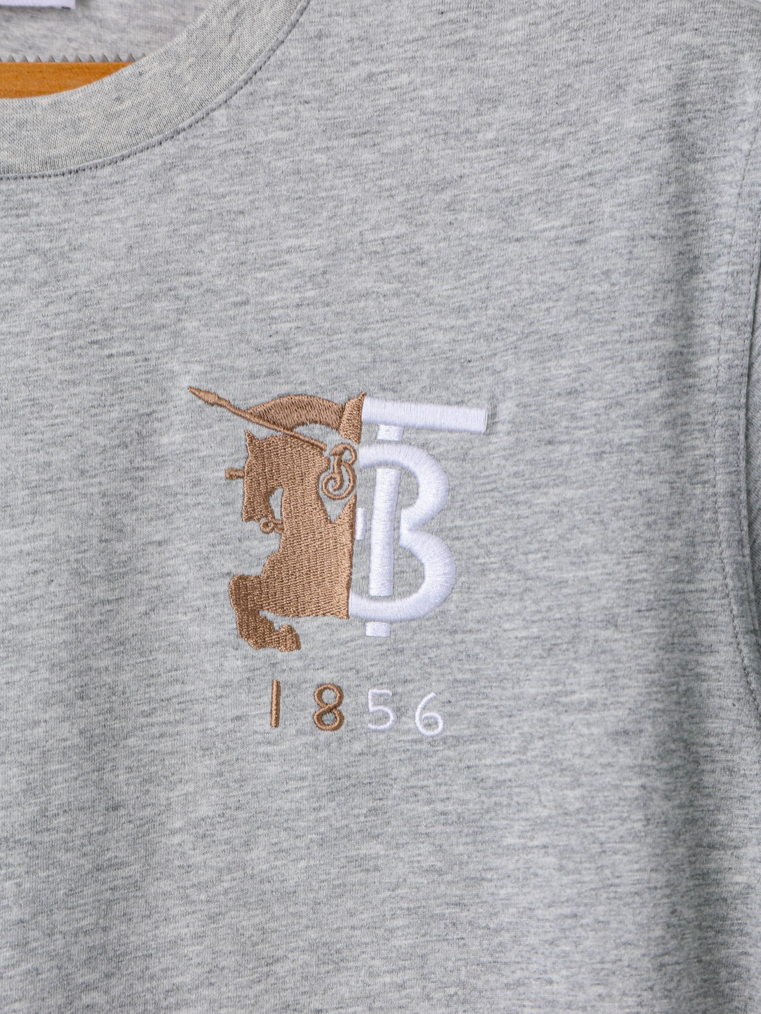 Item ID 8300 Burberry - Burberry 2020ss - Classic - Platinum Equestrian Knight Embr