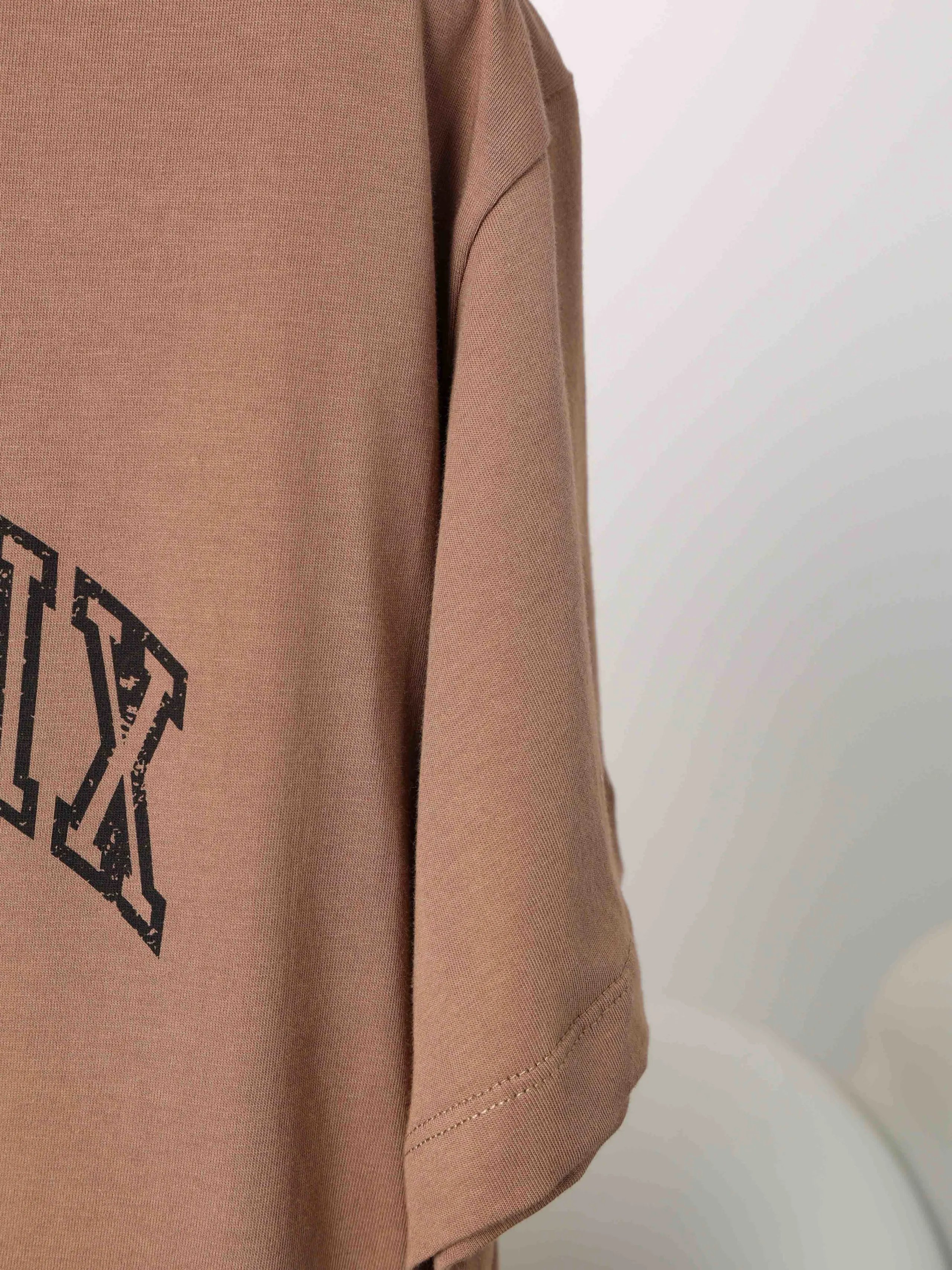 Item ID 8325 Magira SS25-6 printed straight tube round neck short sleeved shirt _fi