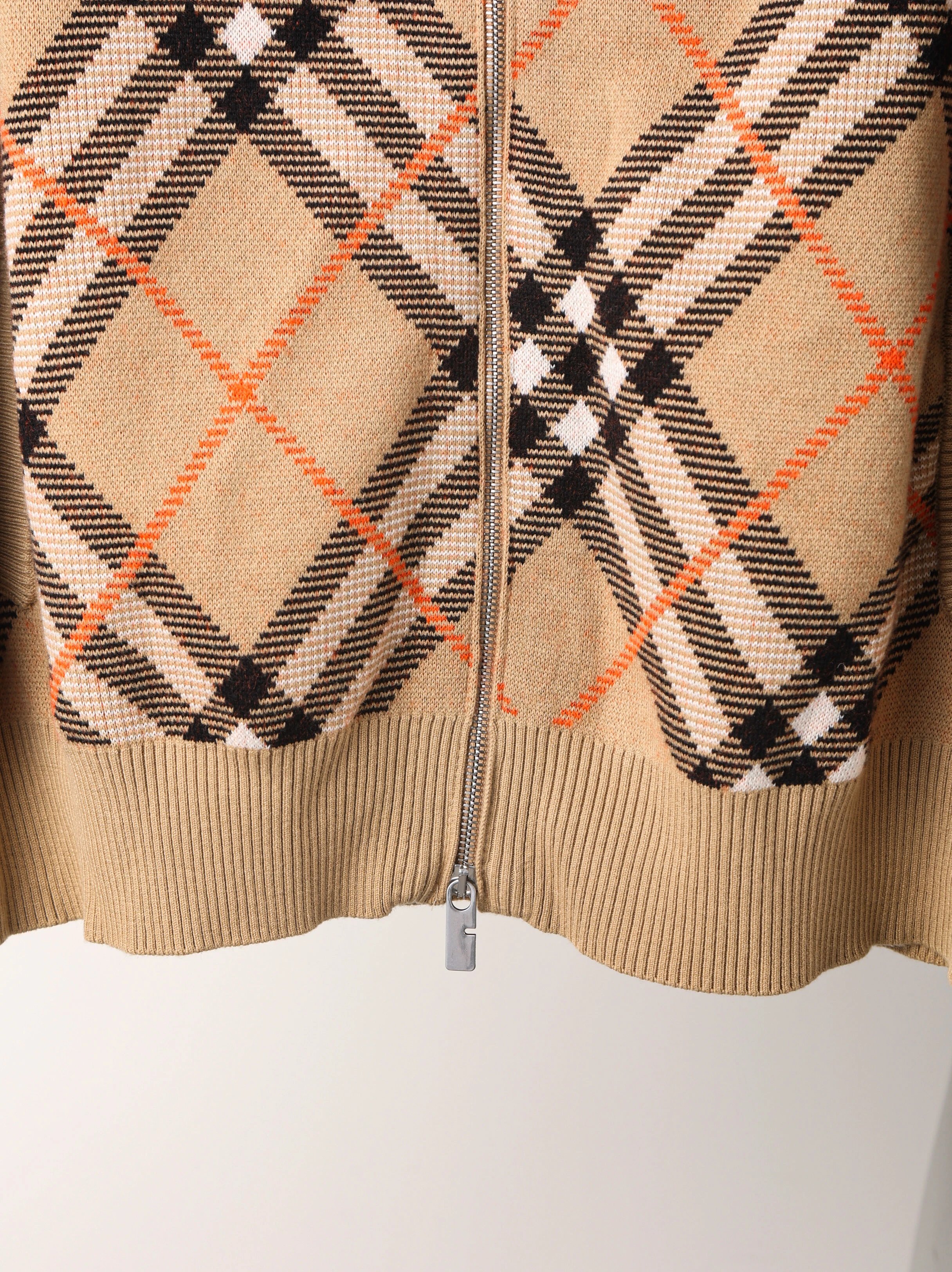 Item ID 8022 Burberr-BBR-2024ss- Classic cross diagonal pattern series - wool coat