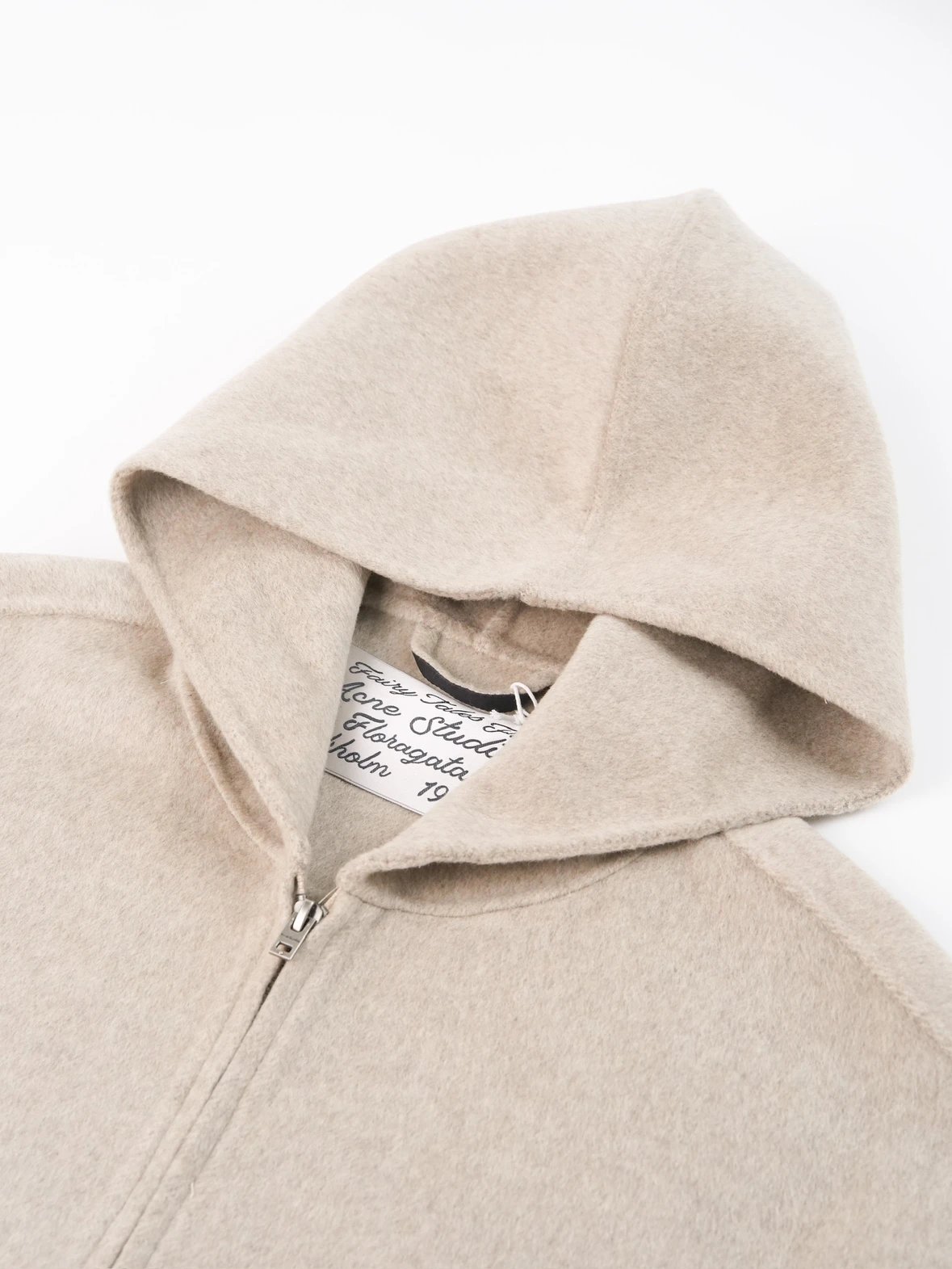 Item ID 8009 Acne-“92_6% wool ➕7_4% Cashmere ”SS25FW25 Solid color loose off should
