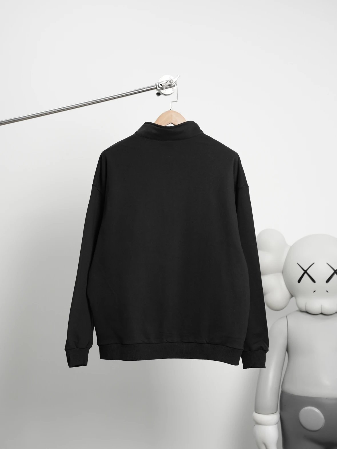 Item ID 8068 aloyoga-Accolade Stand collar solid color “65% cotton ➕35% polyester ”