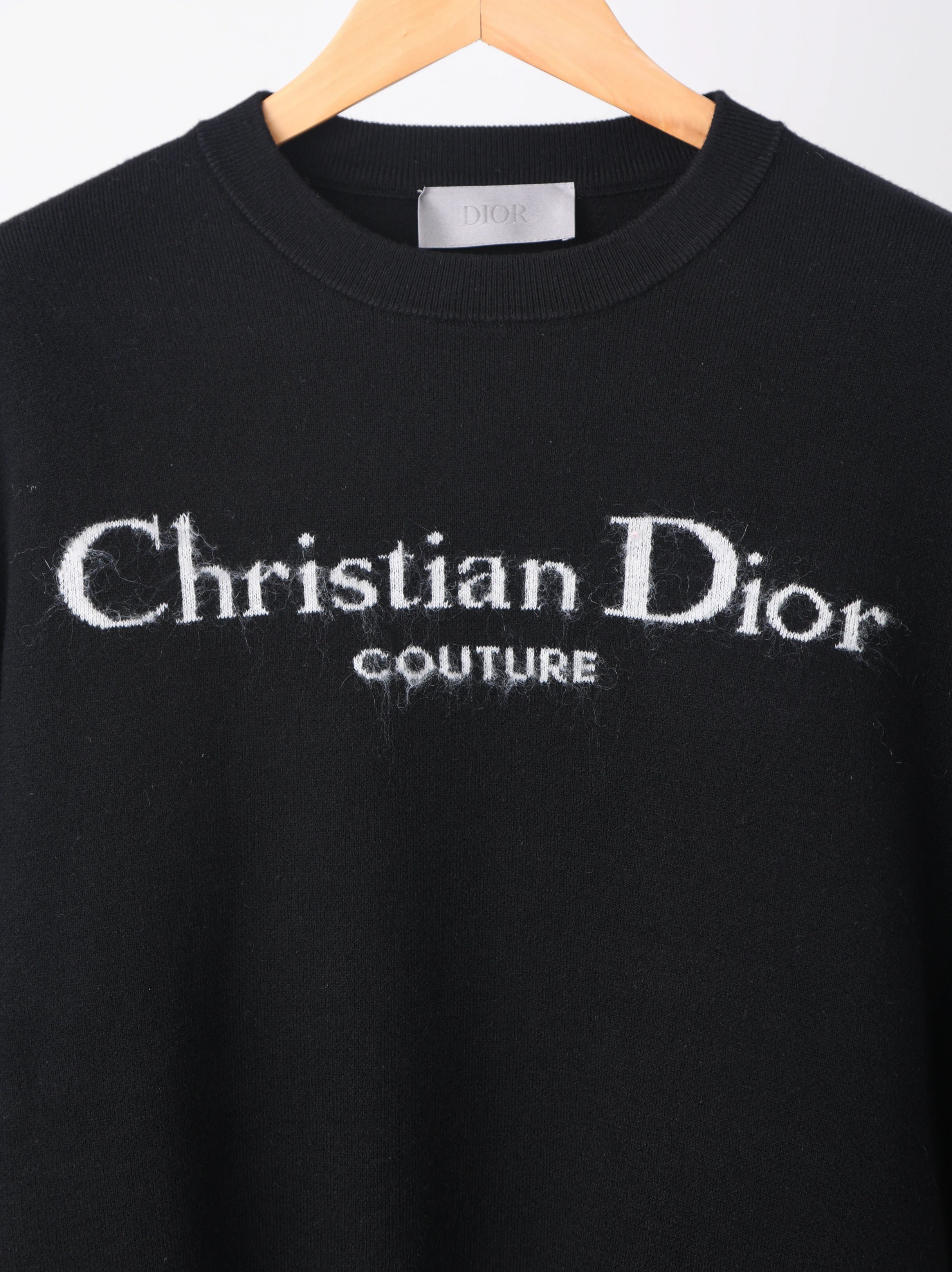 Item ID 8257 D10R-D Home -2024ss- letter logo- mohair knitted sweater - air laminat
