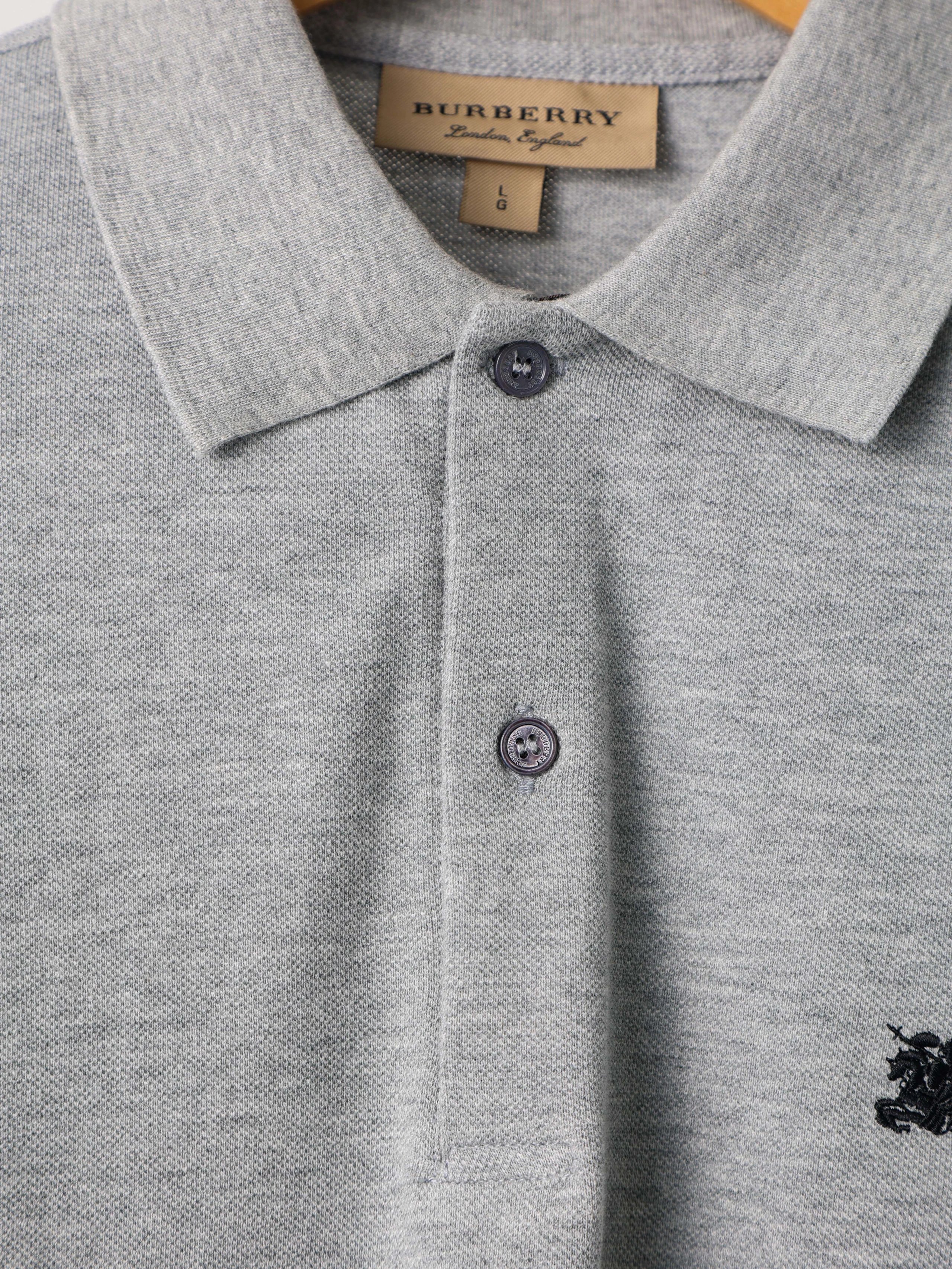 Item ID 8295 Burb3rry-BBR-2021ss- Classic - Plaid collar polo short sleeves - Small