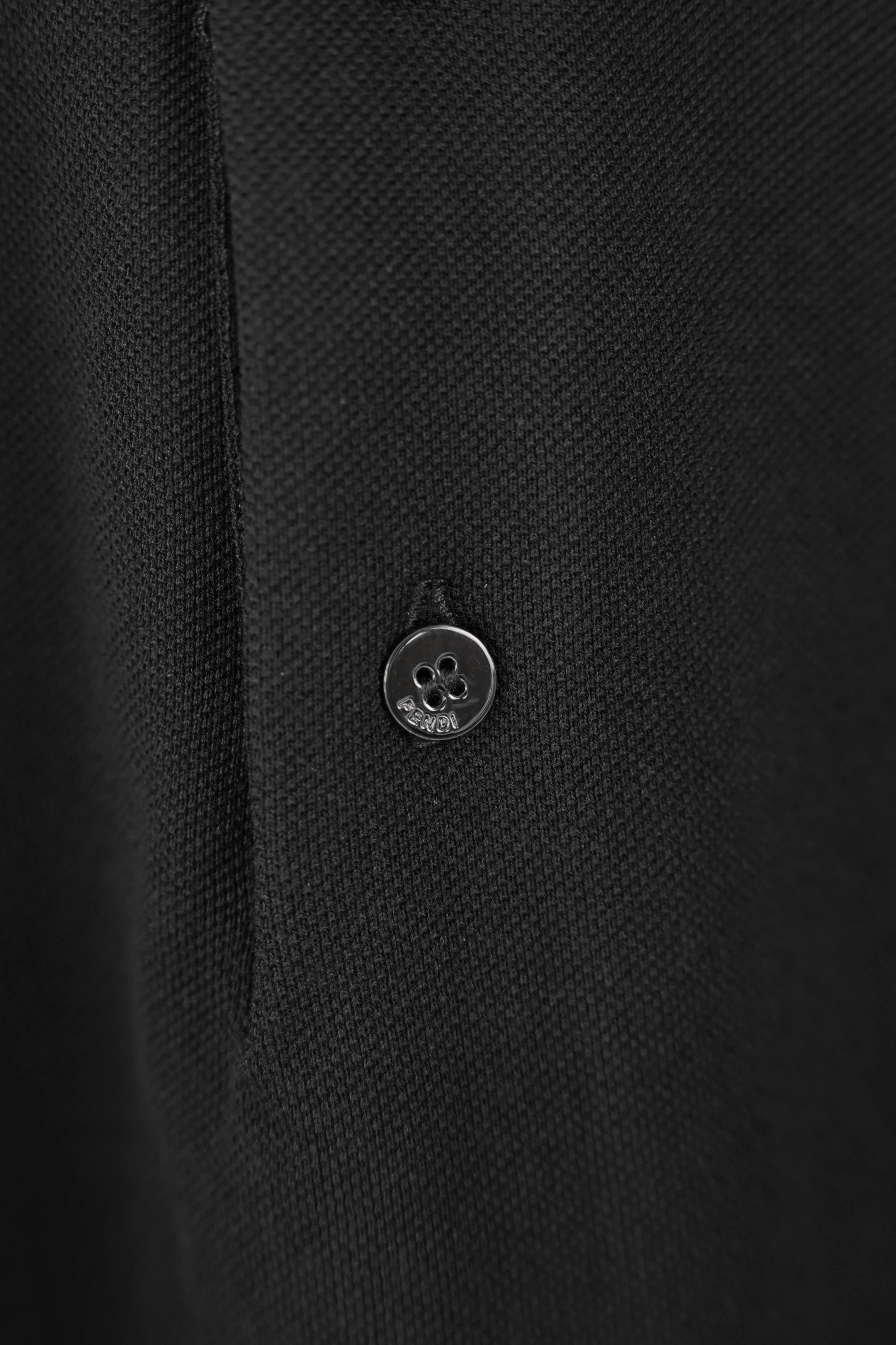 Item ID 8310 FEND1 Fendi -“ Frame craftsmanship ” Metal FF Buttoned embossed short