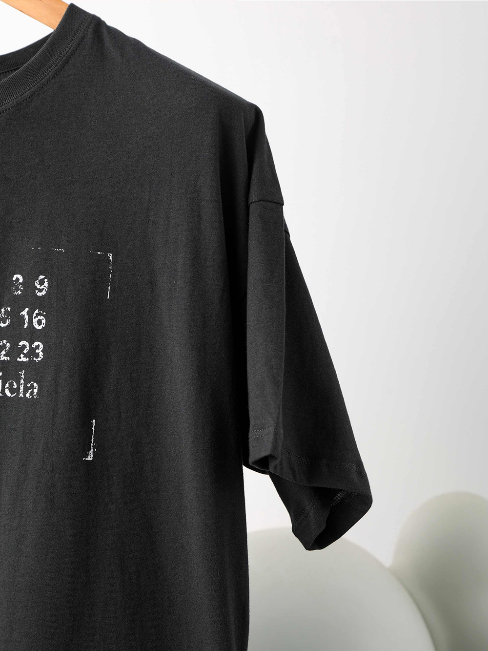 Item ID 8324 Ma1son-Margiela -2022ss-mm6- Blurred Box Calendar Printed Short Sleeve
