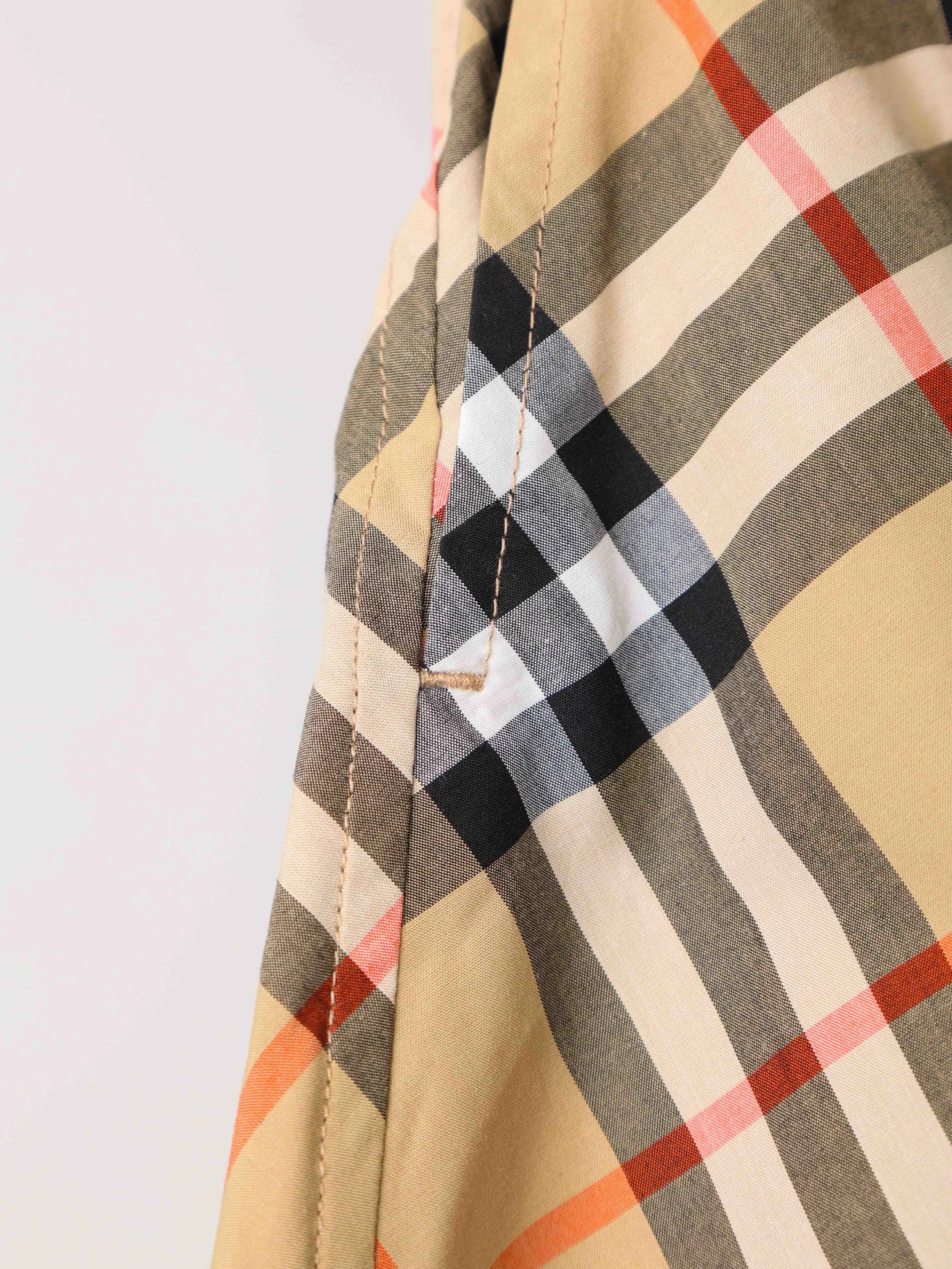 Item ID 8230 BBR Burberry - classic plaid shorts -“ Correct nylon fabric ”- Plaid a