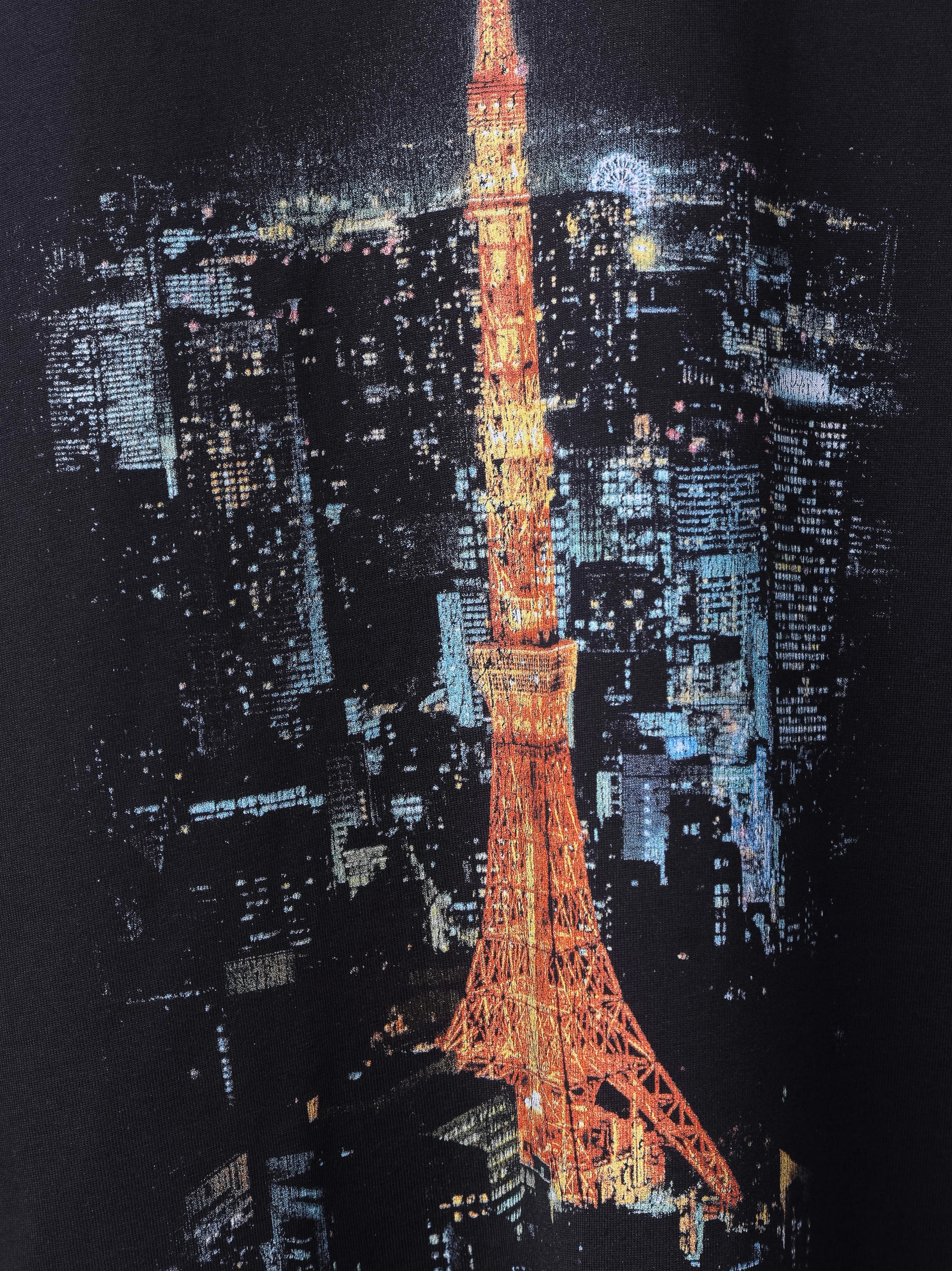 Item ID 8280 Balenc1aga- Paris -2024ss- Tokyo Ginza only - Tower print short sleeve