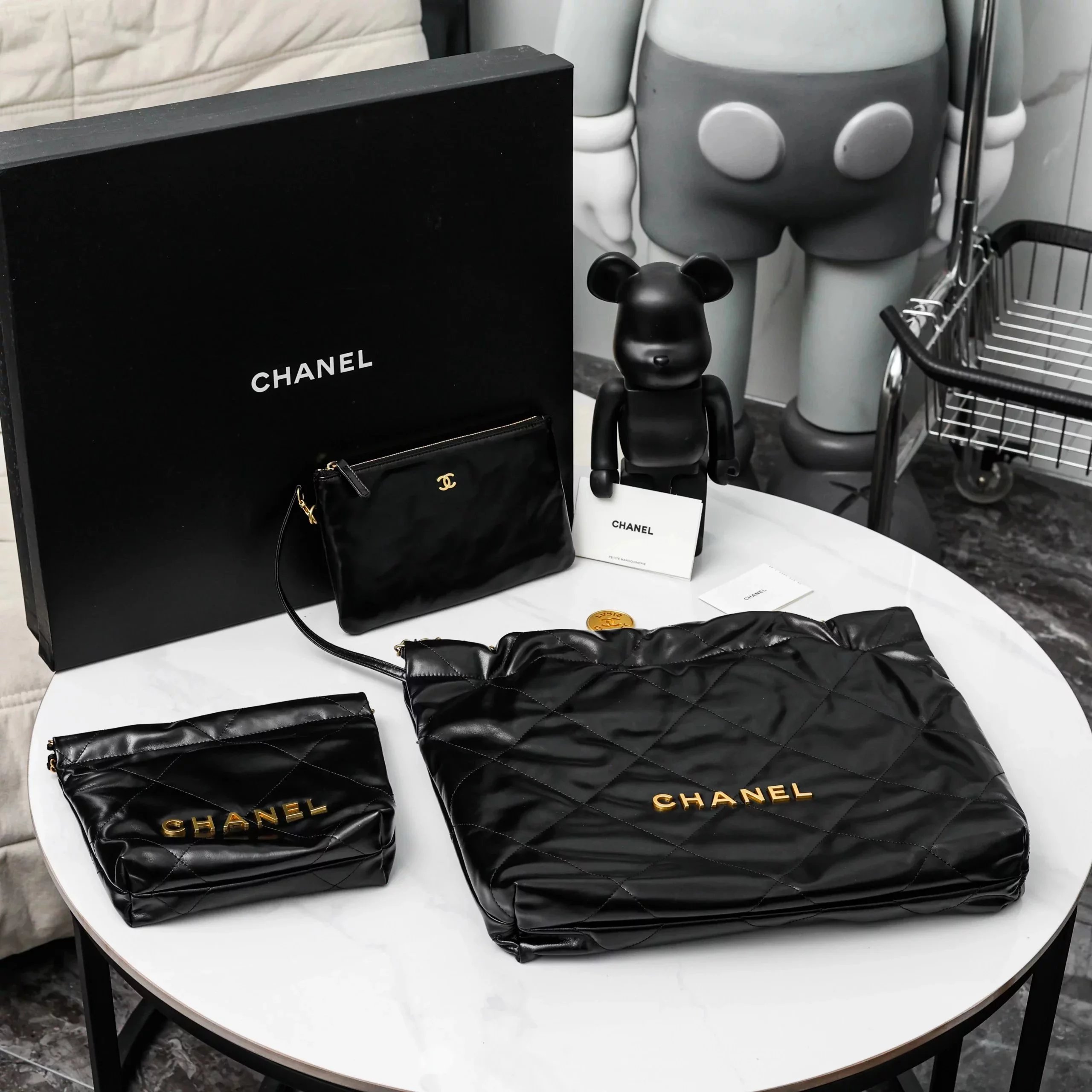 Item ID 8496 luxury garbage bag -CHANE1- Medieval luxury goods - Chanel -Vintage- s