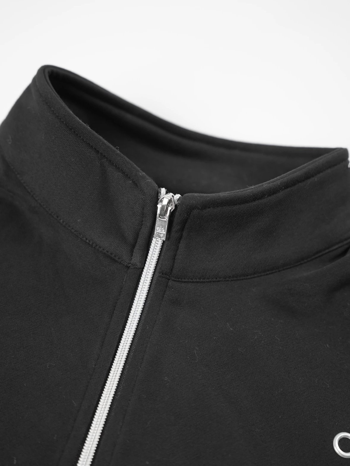 Item ID 8068 aloyoga-Accolade Stand collar solid color “65% cotton ➕35% polyester ”