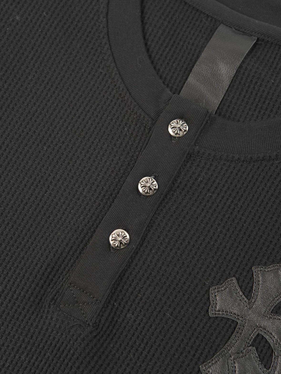 Item ID 8192 【 Pre-sale 15-20 Delivery within 1 day 】 Crow Heart Waffle Long Sleeve