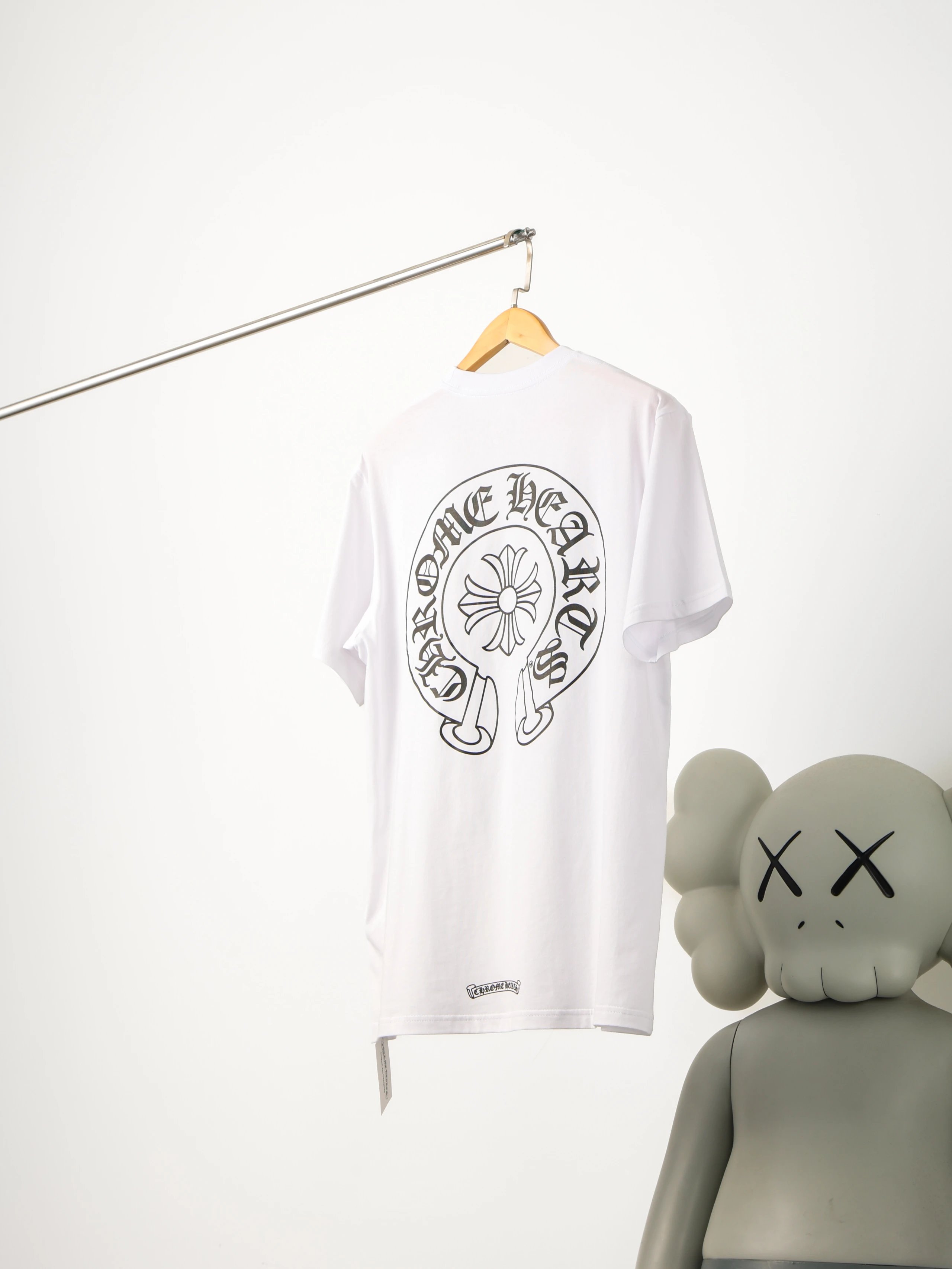 Item ID 8304 Chrome-Hearts- Crow heart -2020ss- Classic big horseshoe print short s