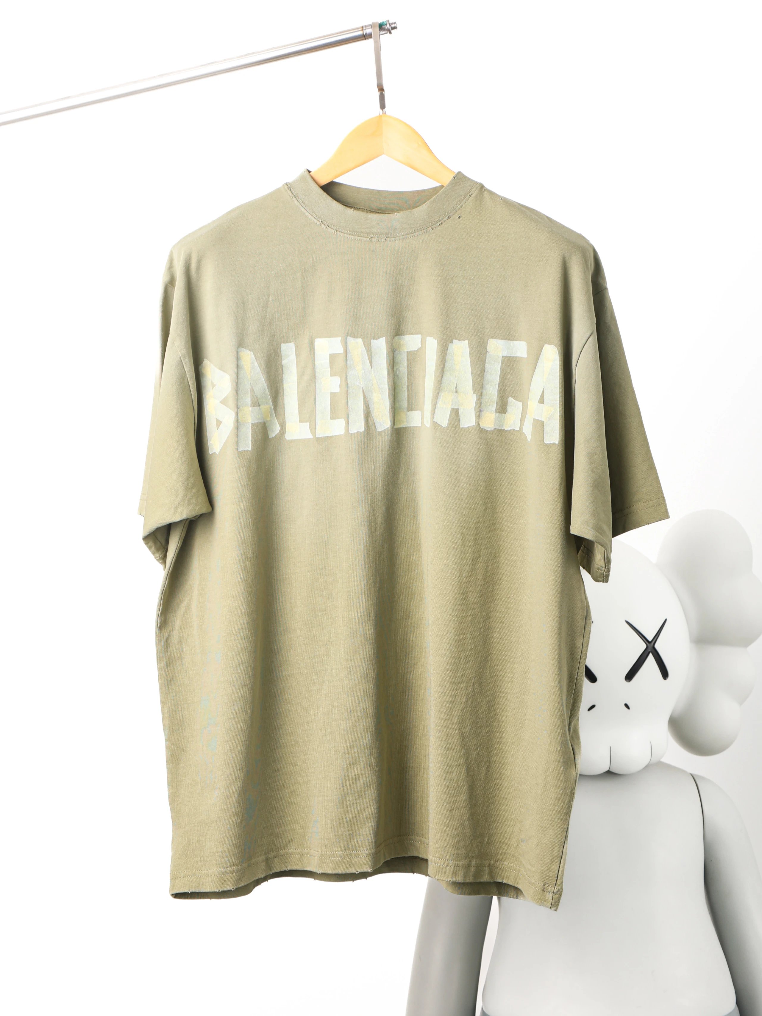 Item ID 8278 Balenc1aga - Paris-2023s - Pattern Paper Series Short Sleeves - Retro