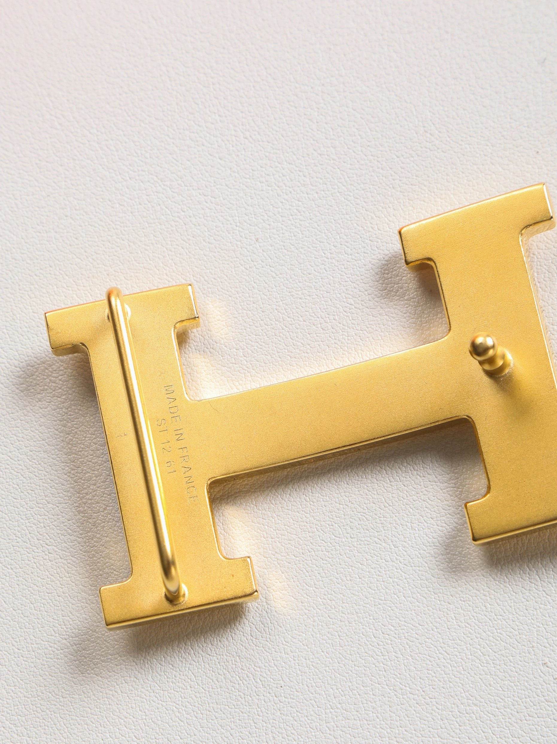 Item ID 8399 Hermes 3-2020ss - Classic H logo letter belt - Double sided calf leath