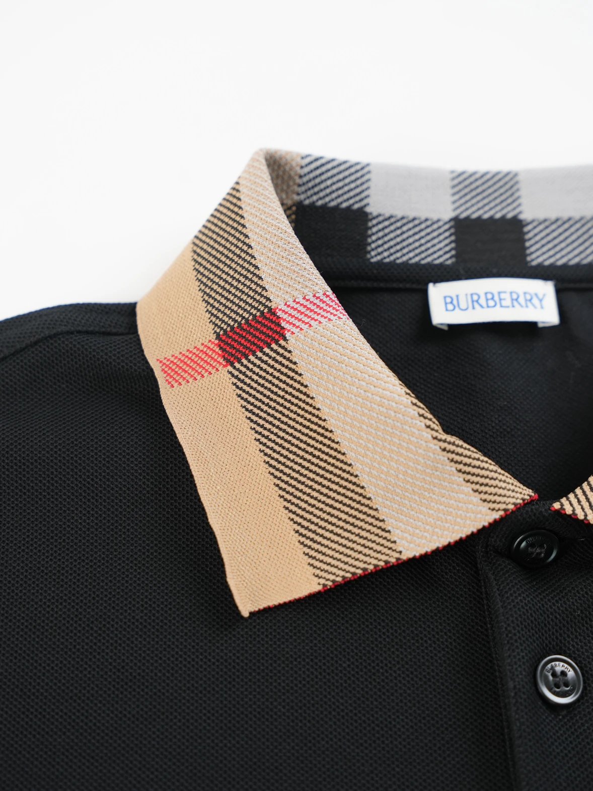 Item ID 8174 BBR-SS24- Solid color ribbed knitted long sleeved polo shirt