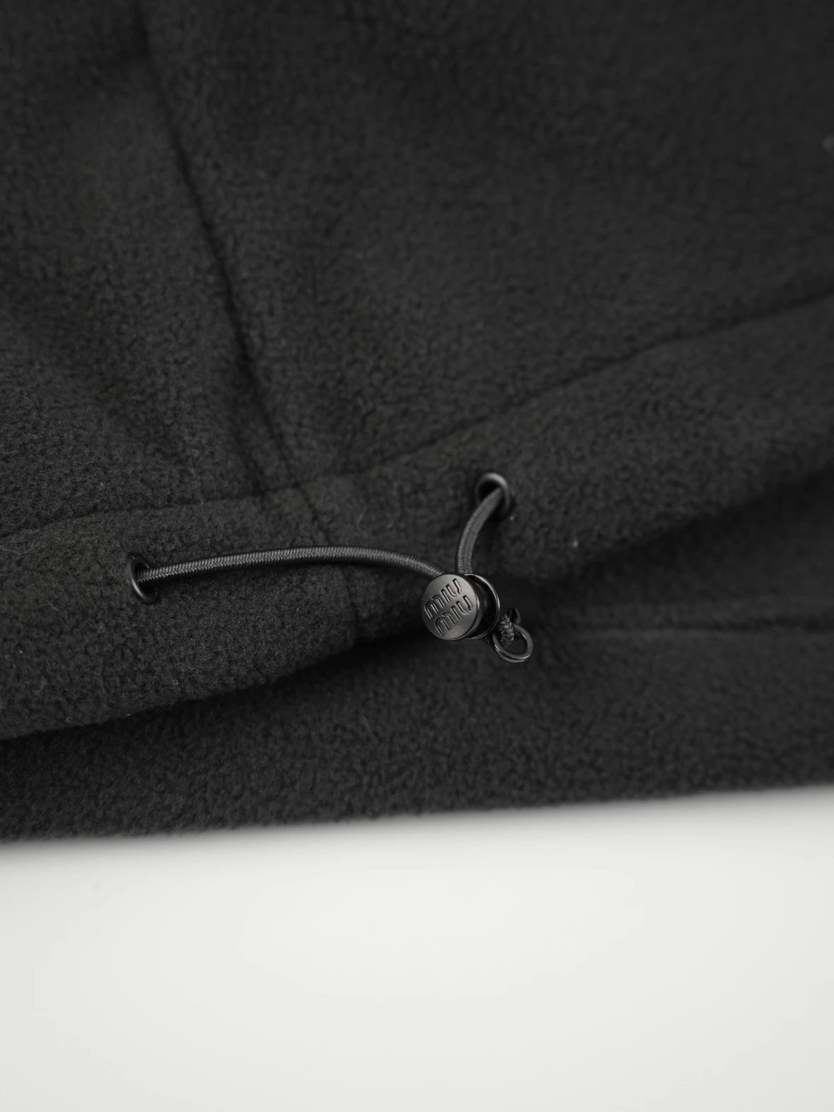 Item ID 8043 Miu Miu FW25 Chinese Valentine's Day cotton logo hooded fleece zipper
