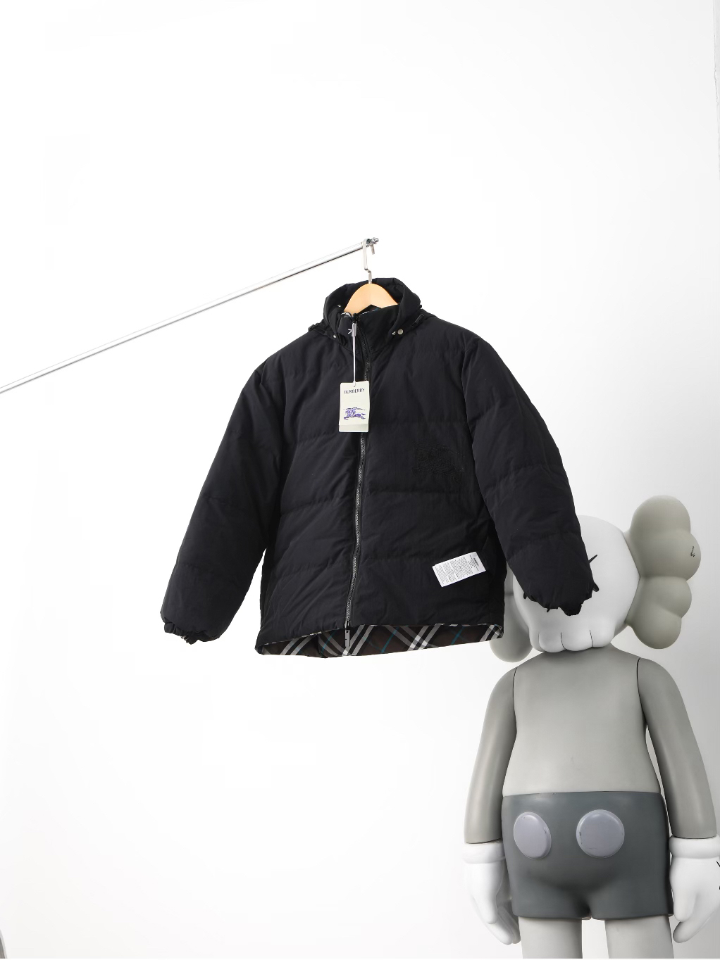 Item ID 8107 Burberr%-BBR-2024ss- Twill series - Reversible down jacket - Double-si