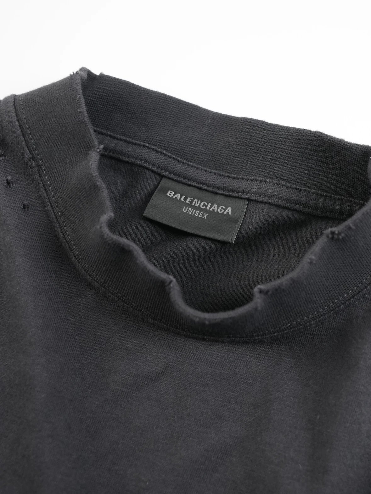 Item ID 8329 Paris 3M ruined short sleeves -“ Imported glue materials ” Oversized c