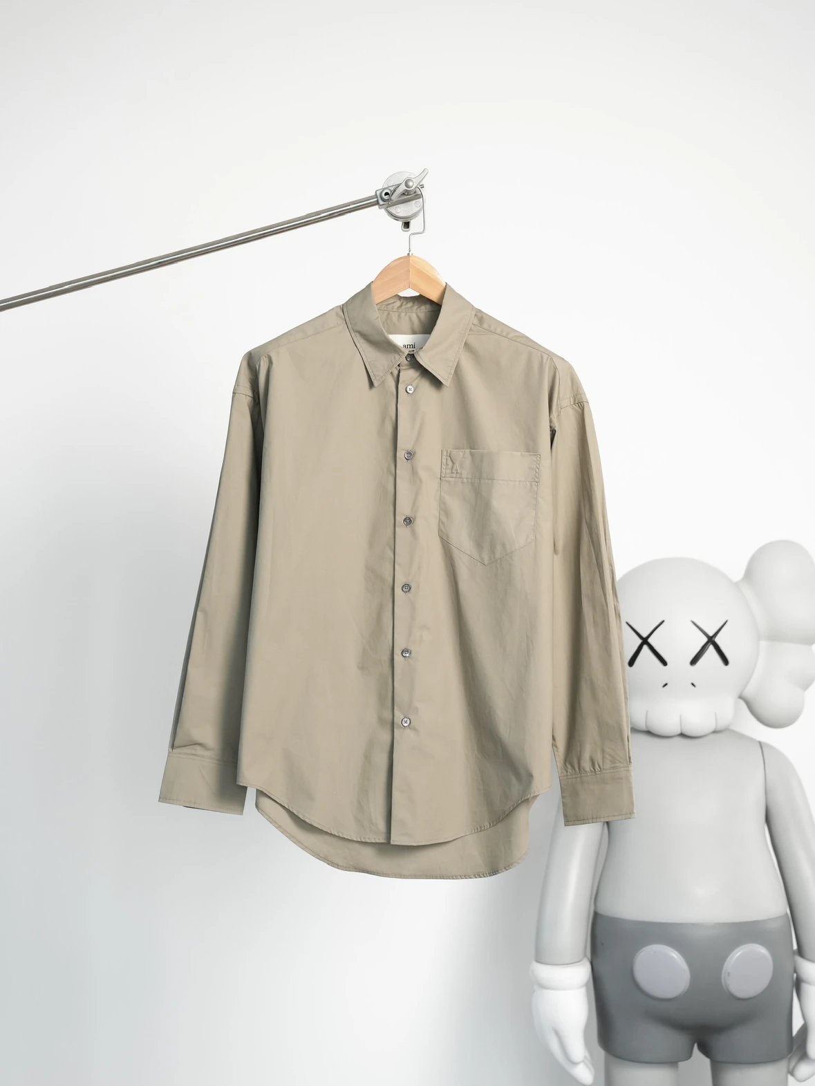 Item ID 8211 Ami-“40 Tencel imitation plain weave ” Solid color loose long sleeve s