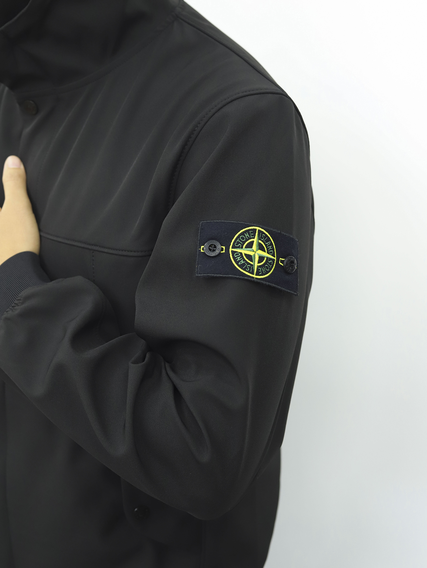 stone island冲锋夹克 黑色