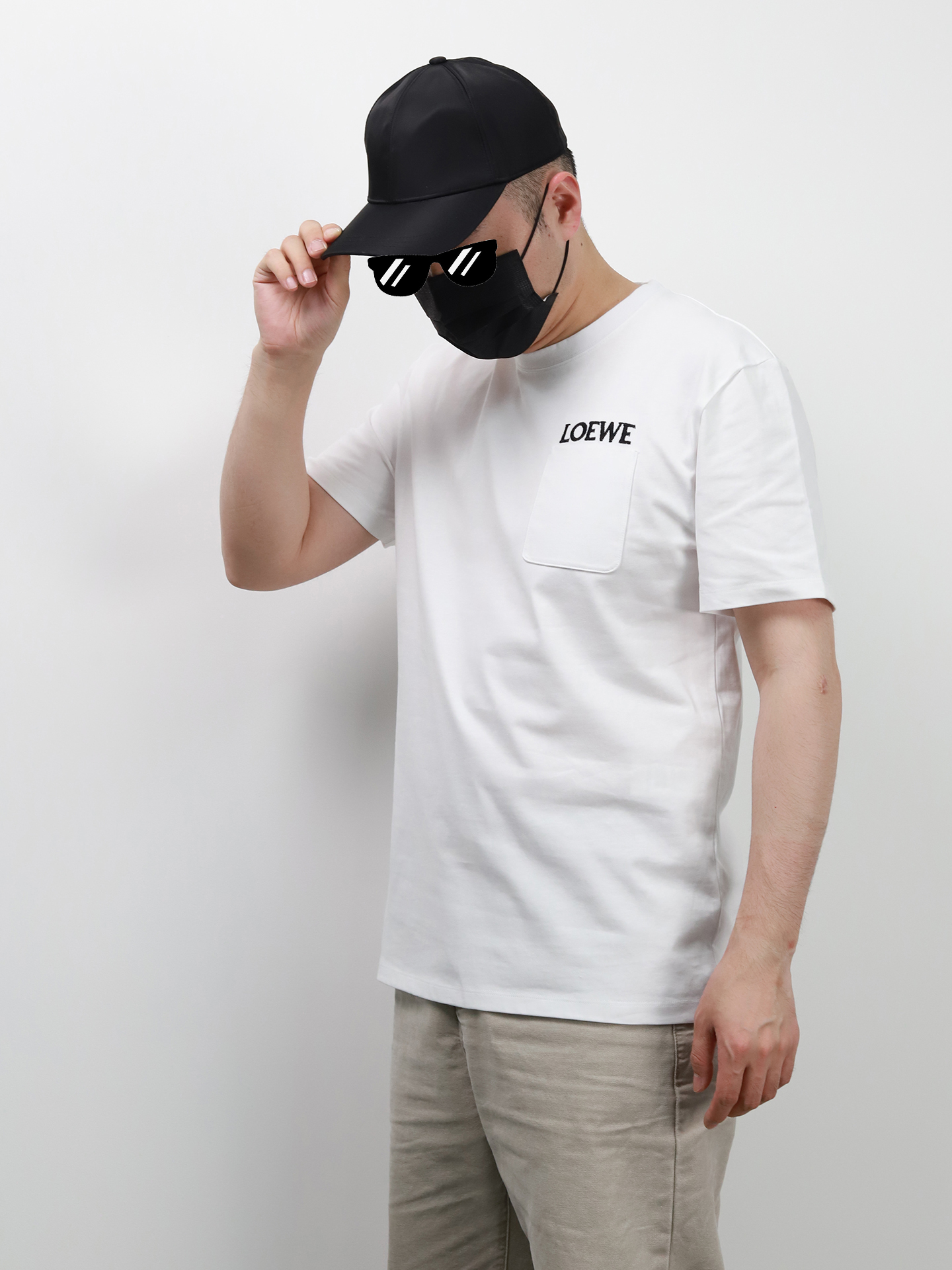 Loewe pocket embroidery tee