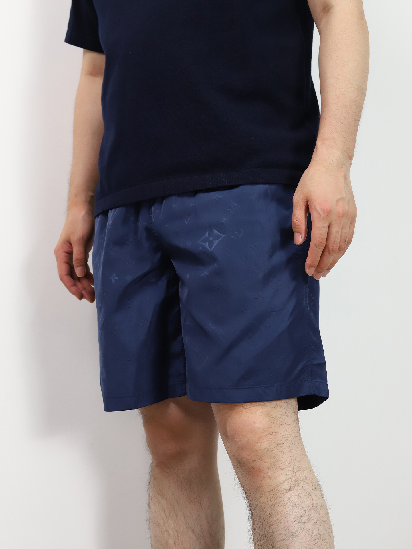 1V 3D Monogram swim shorts