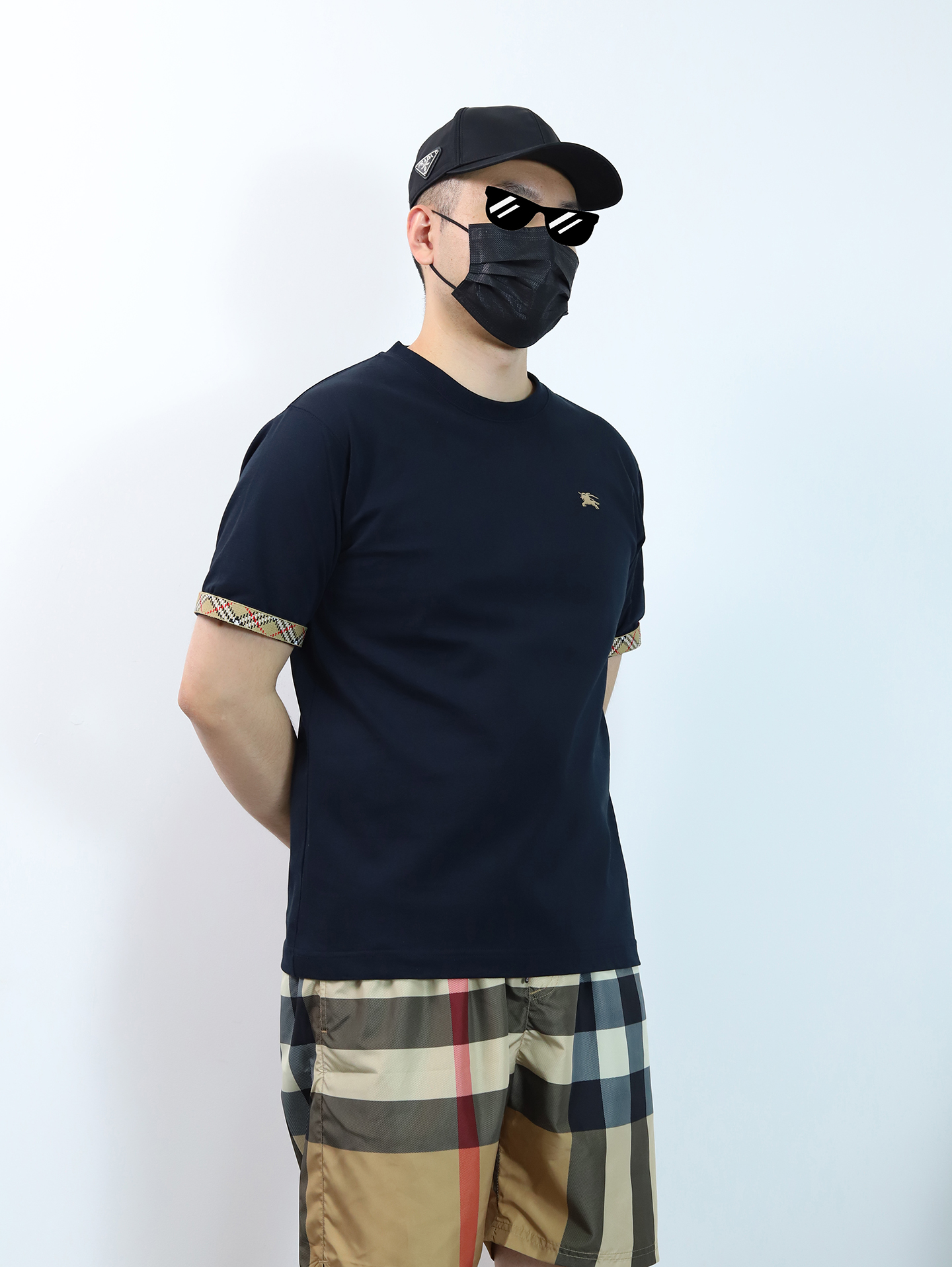 BBR sleeve stripe tee