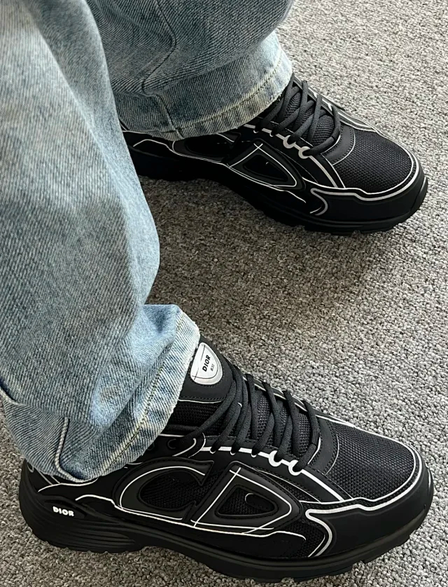 Item ID 9078 D1OR B30 CD logo shoes, simple lace up running shoes, low cut lifestyle casual shoes