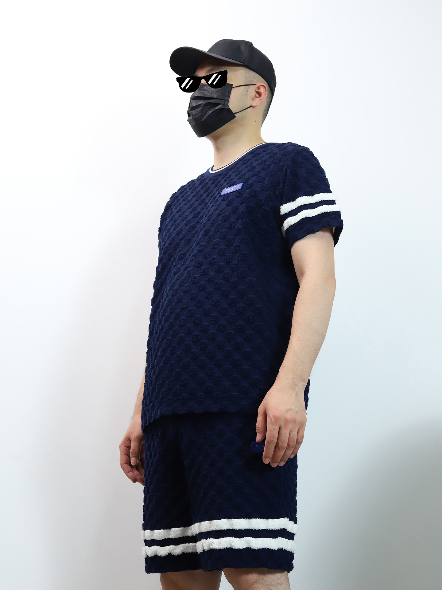 1V DAMIER terry tennis TEE