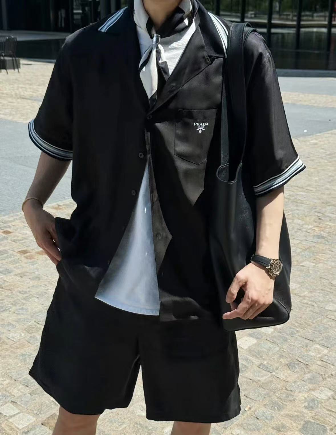 PRA 100% silk cuba shirt