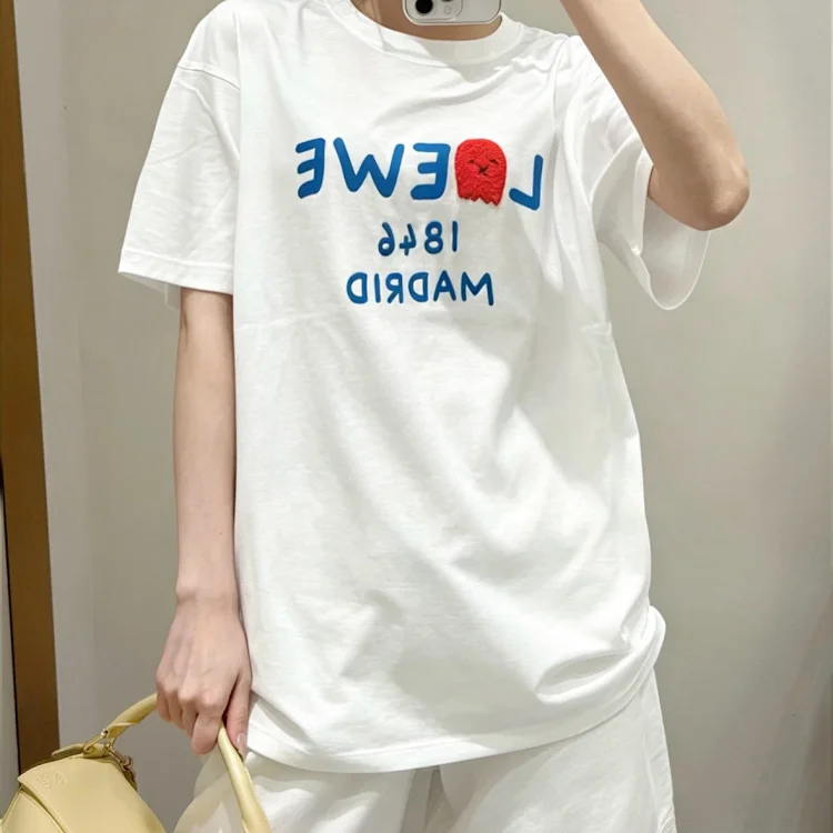 P199 Item ID 9092 LOE SS26 180th Anniversary Limited Series Official Color Card for Imported Yarn Cotton Straight Tube Hooded Round Neck Short Sleeve T-shirt Loose Edition Unisex
