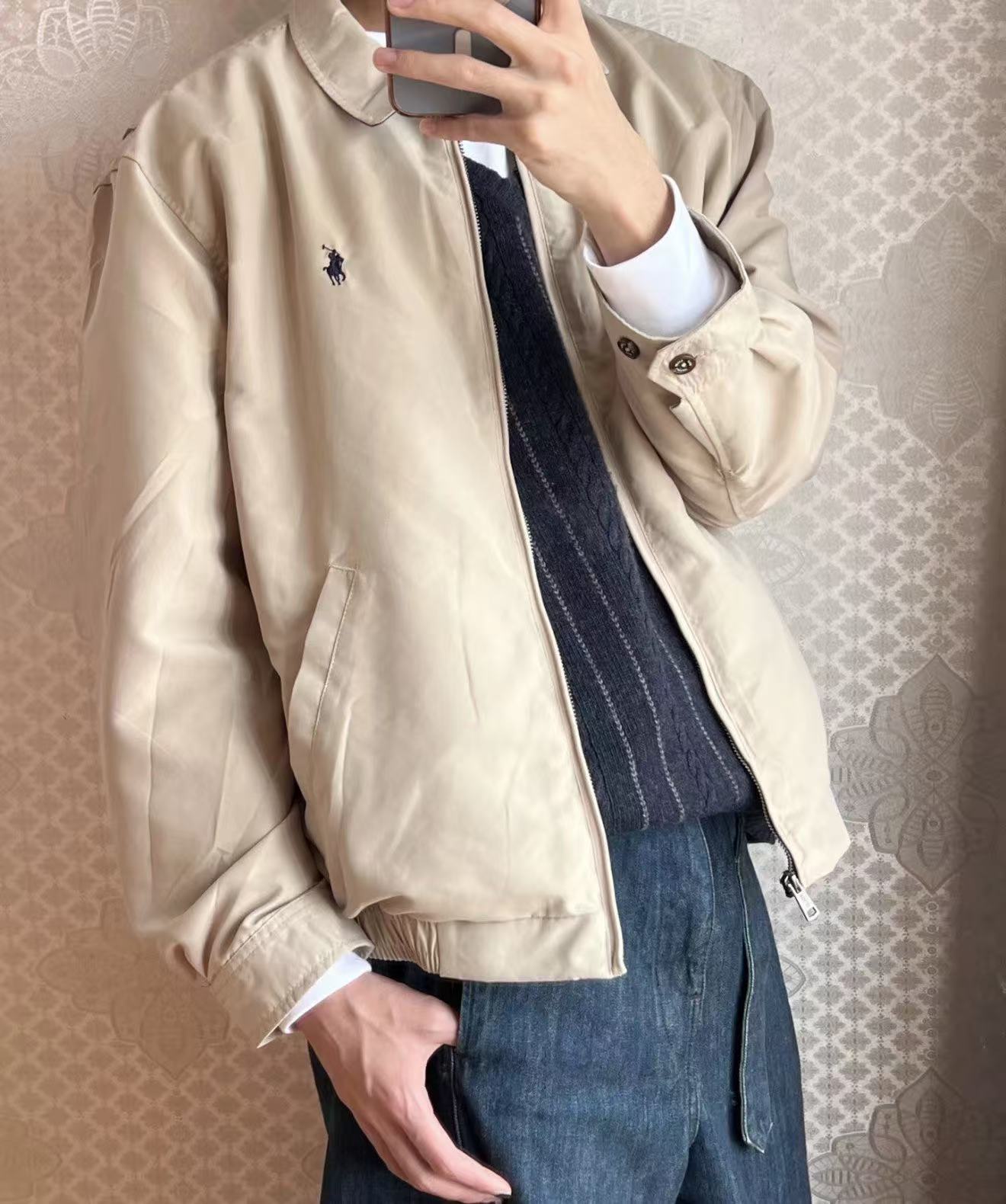 RL peach skin jacket